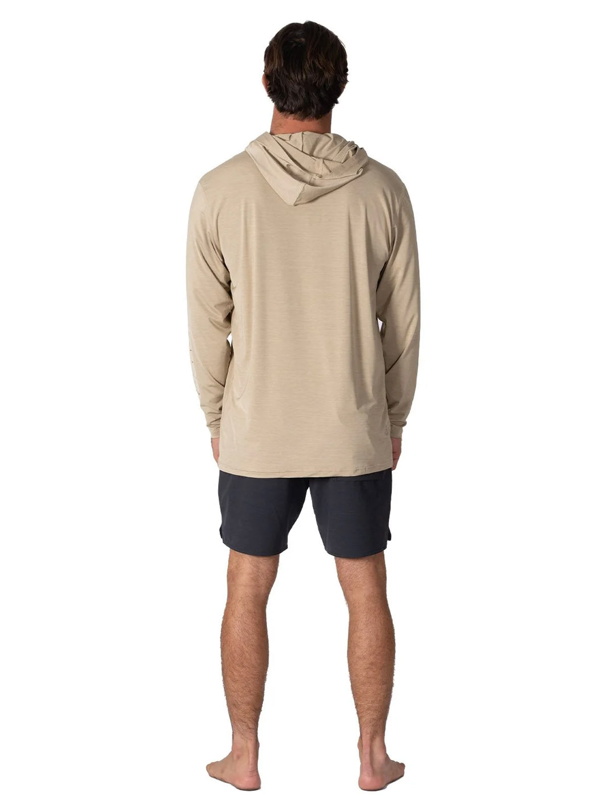Vissla Twisted Eco Hooded LS Sun Shirt Sand