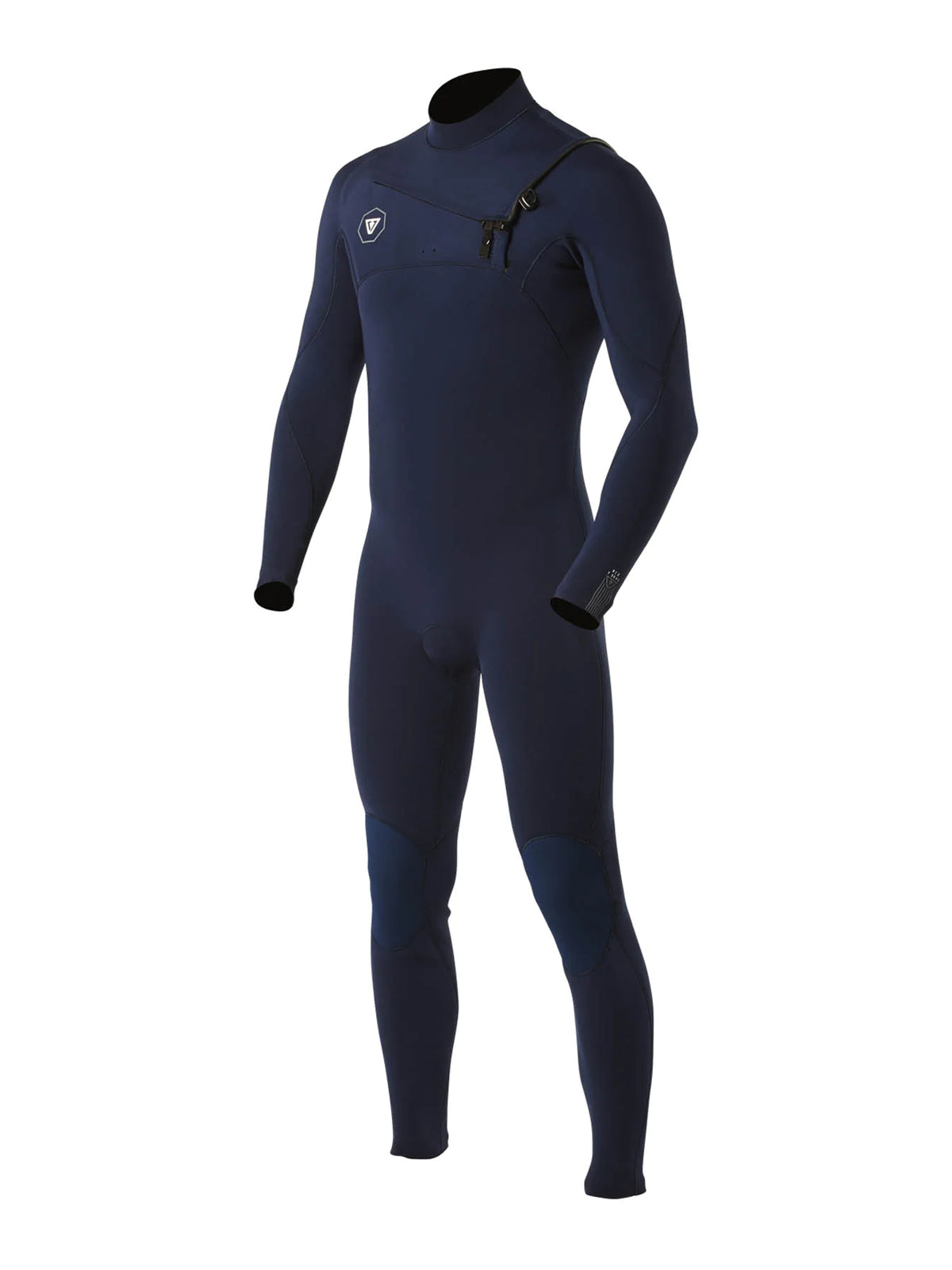 Vissla Wetsuit 7 Seas 4-3 Full Chest Zip Midnight