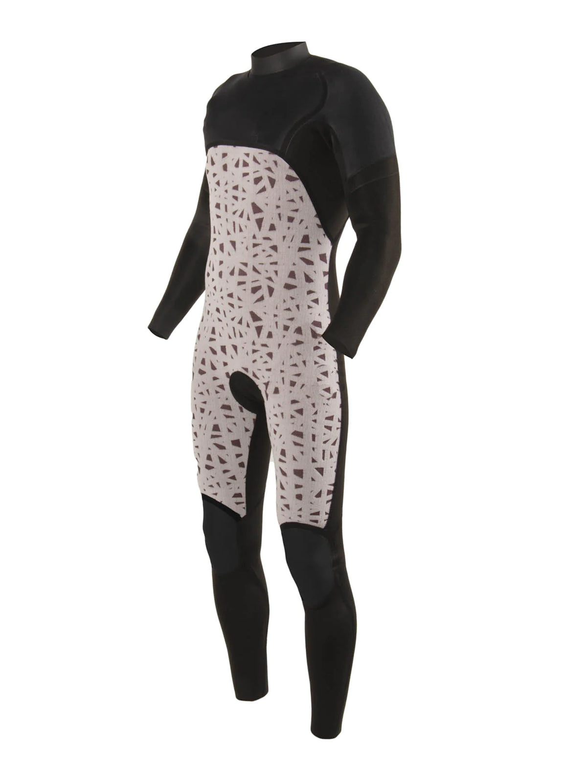 Vissla Wetsuit 7 Seas 4-3 Full Chest Zip Midnight