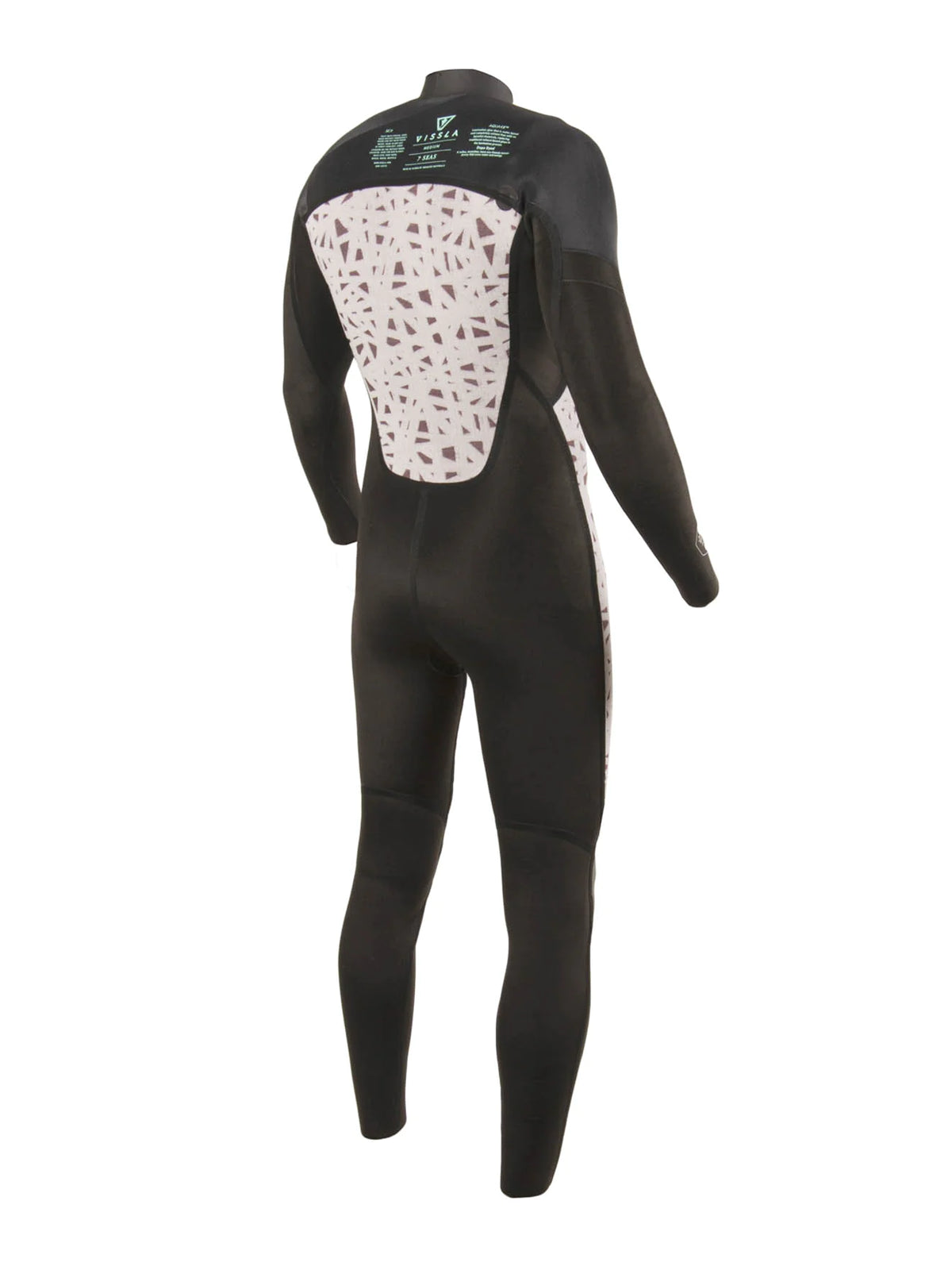 Vissla Wetsuit 7 Seas 4-3 Full Chest Zip Midnight
