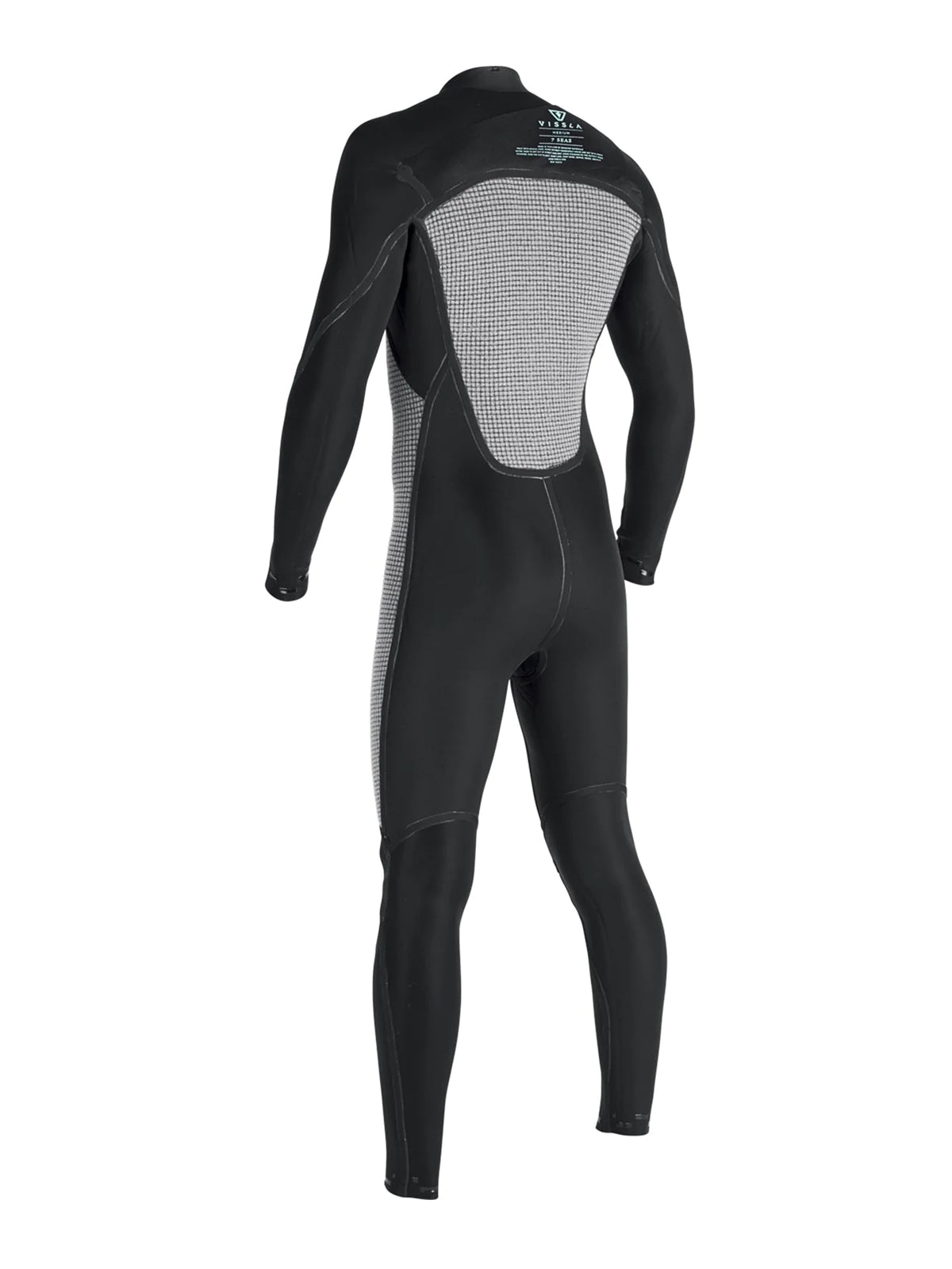 Vissla Wetsuit 7 Seas 3-2 Full Suit Chest Zip Black