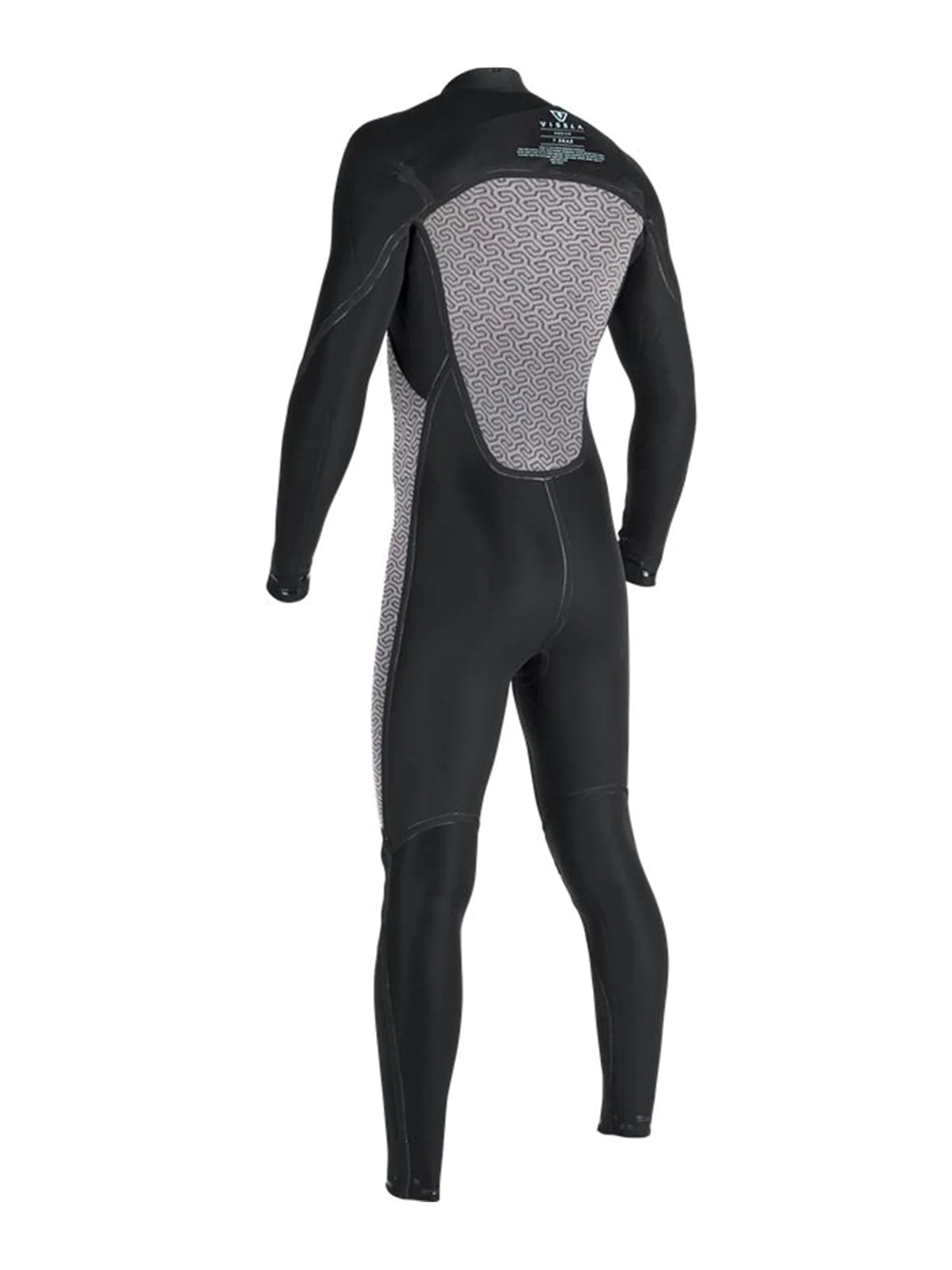 Vissla Wetsuit 7 Seas 4-3 Full Suit Chest Zip Black