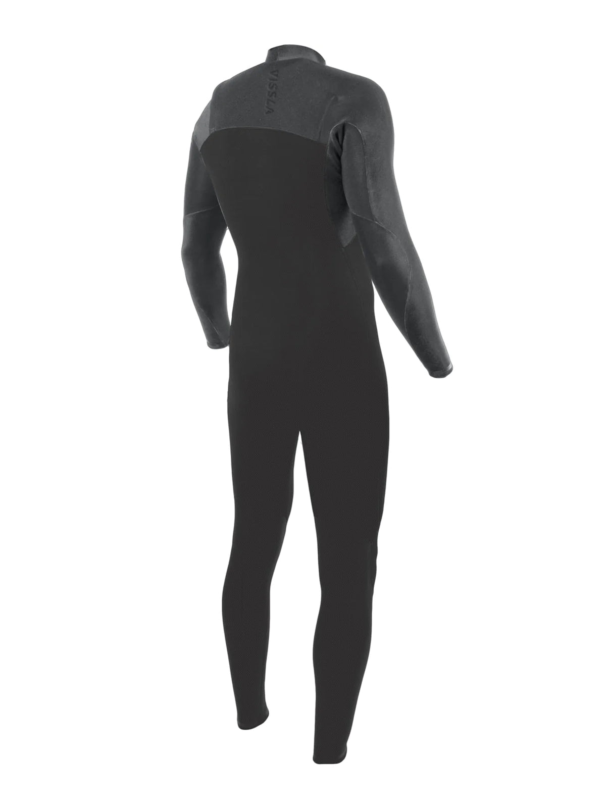 Vissla Wetsuit High Seas II Full Chest Zip 4-3 Charcoal