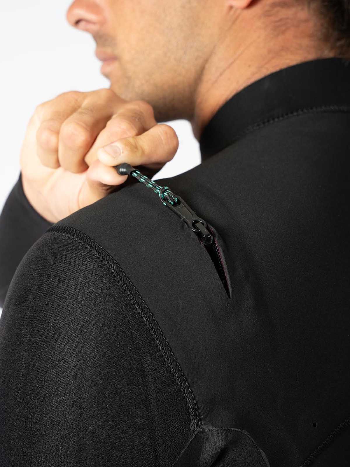 Vissla Wetsuit New Seas 4-3 U-Zip Black 2