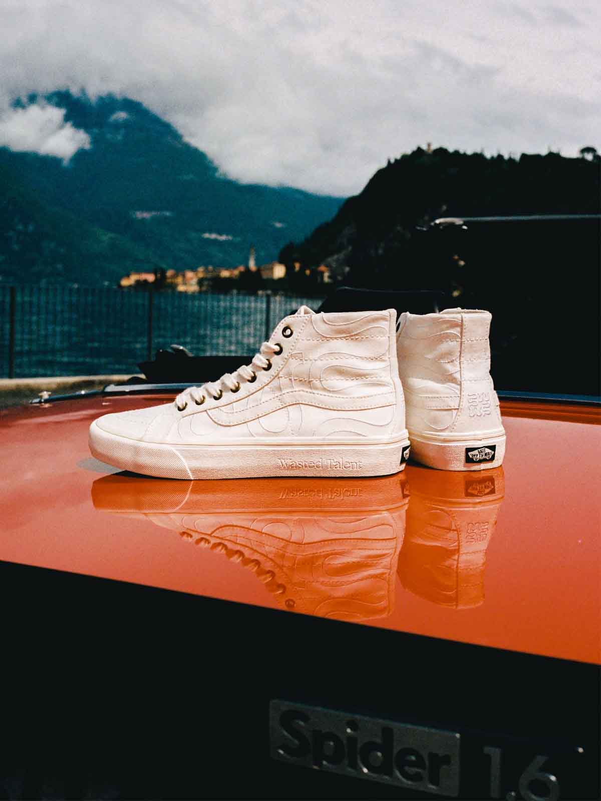 Vans Skate Sk8-Hi Decon Wasted Talent Blanc de Blanc