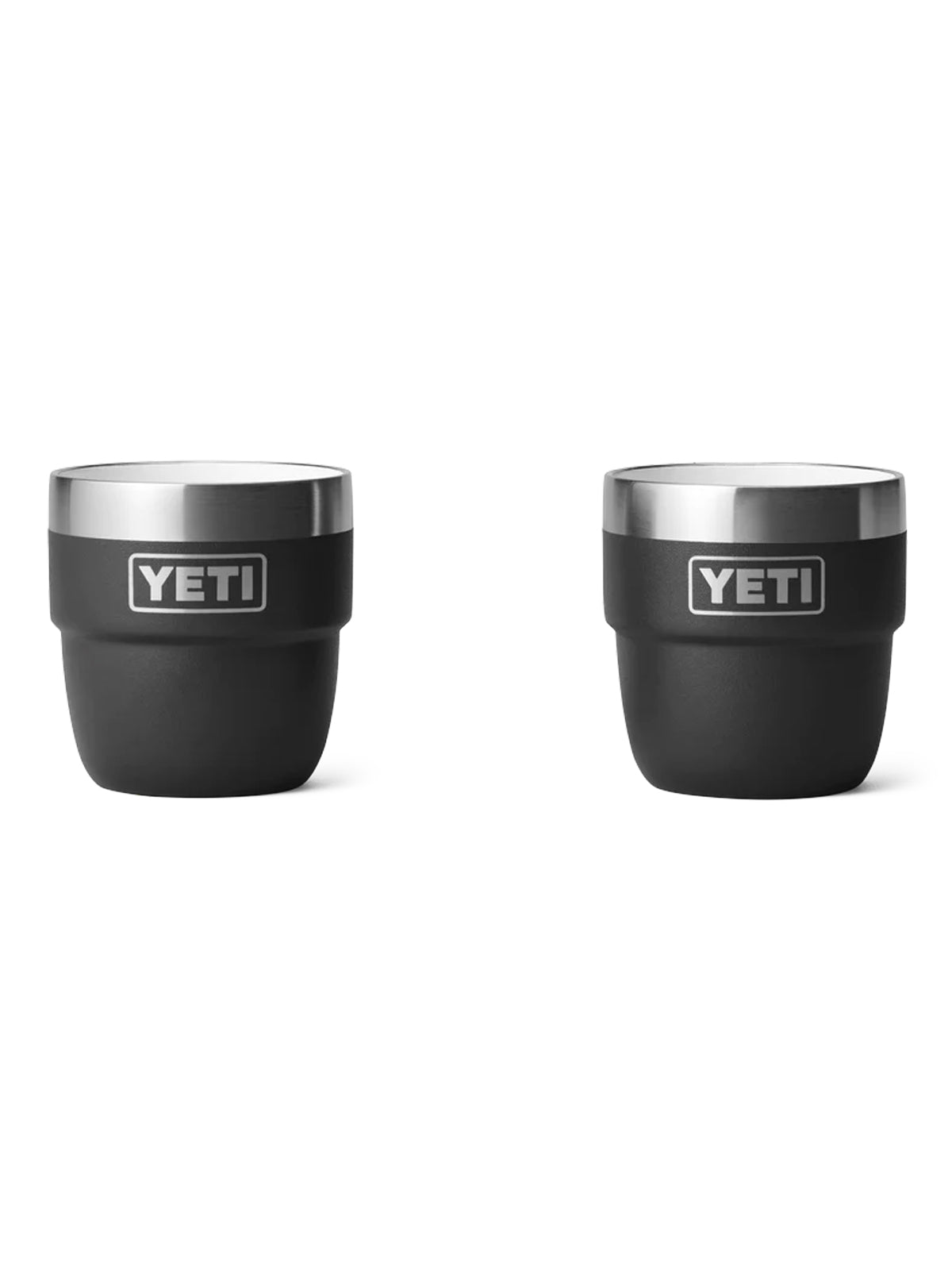 YETI Rambler 4 Oz (118 ml) Stackable Cup 2 Pack Black