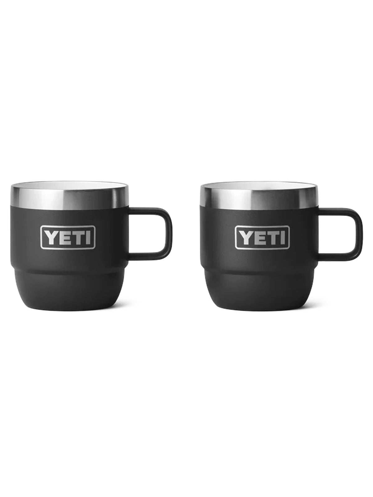 YETI Rambler 6 Oz (177 ml) Stackable Mug 2 Pack Black