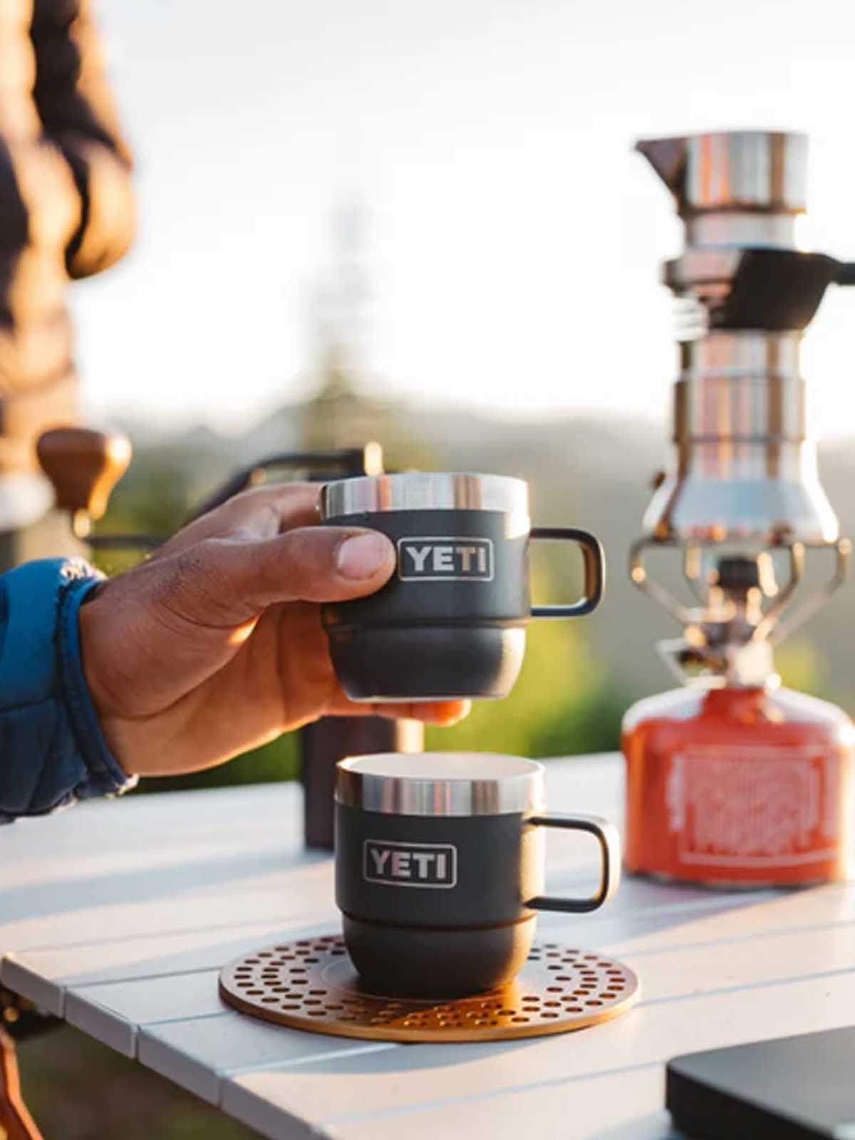 YETI Rambler 6 Oz (177 ml) Stackable Mug 2 Pack Black