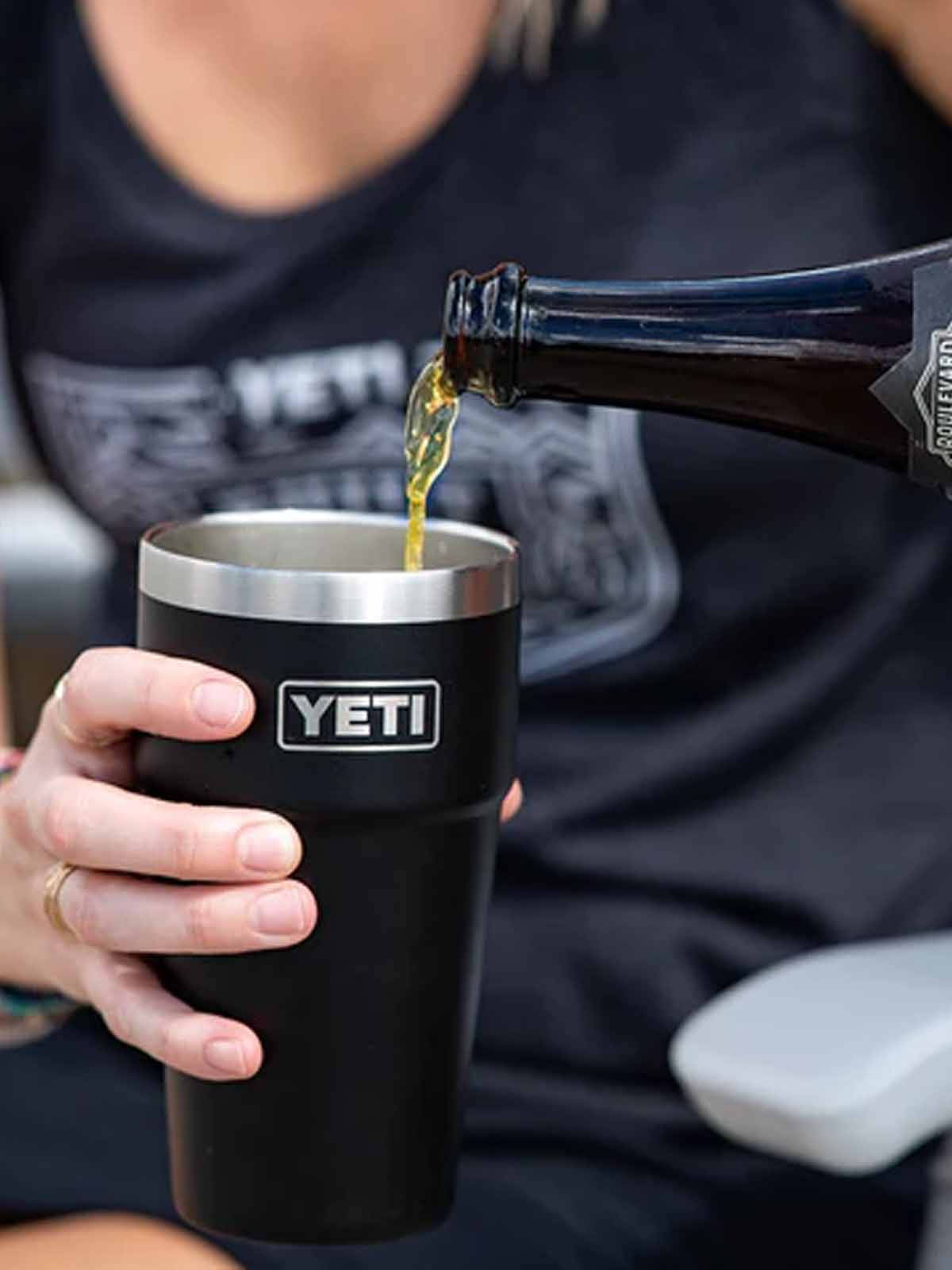 YETI Rambler Single 16 Oz (473 ml) Stackable Cup Black