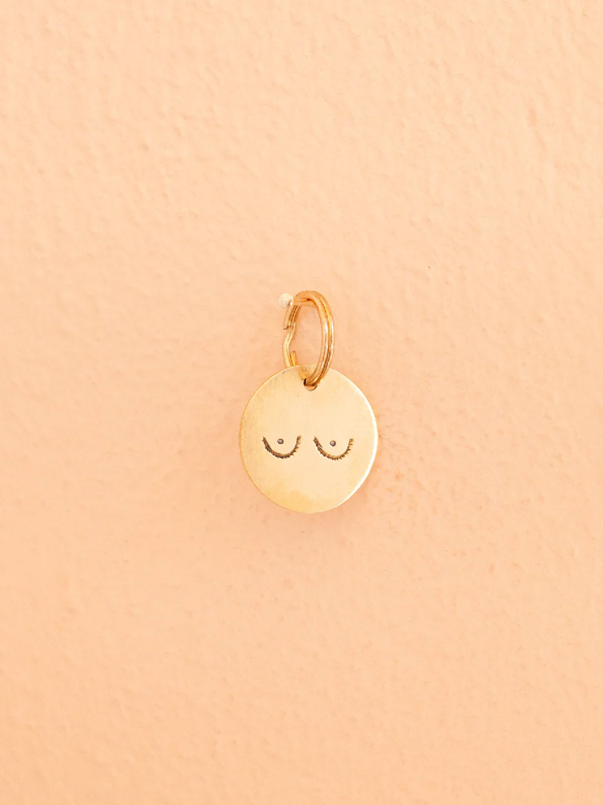 Yoomee Key Tag Mini Boobs Gold