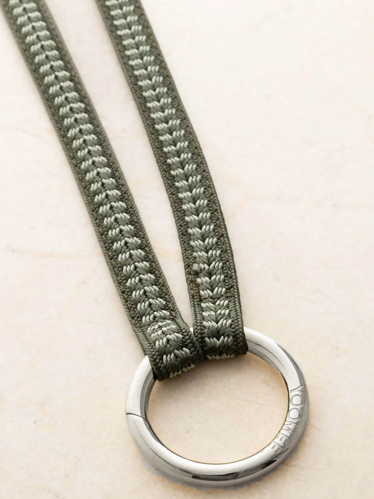 Yoomee Keychain Zahra Artichoke Mini Silver Thick