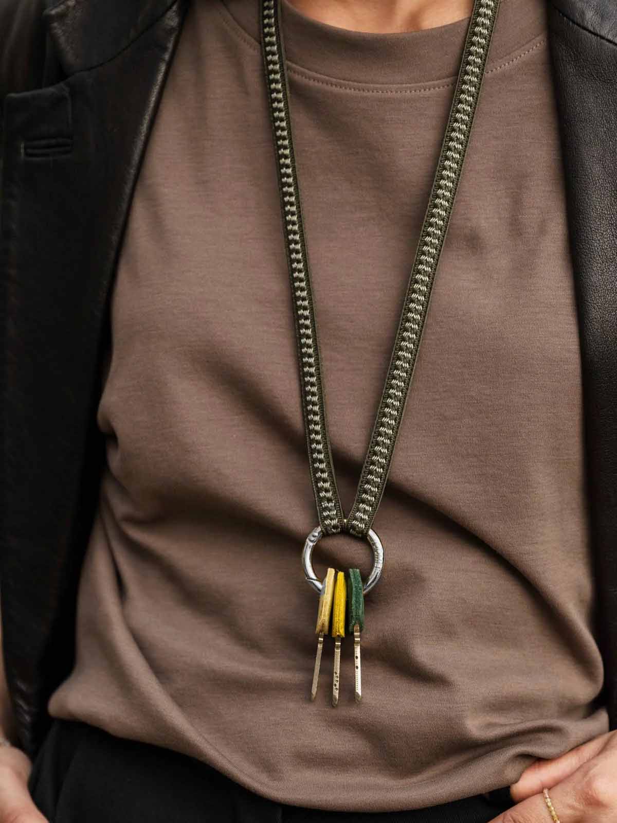 Yoomee Keychain Zahra Artichoke Silver