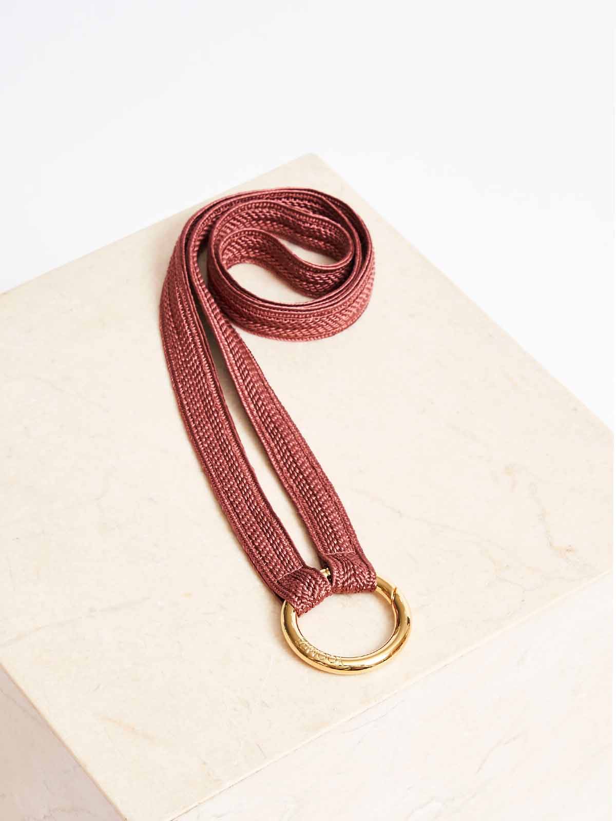 Yoomee Keychain Zahra Red Ochre Gold