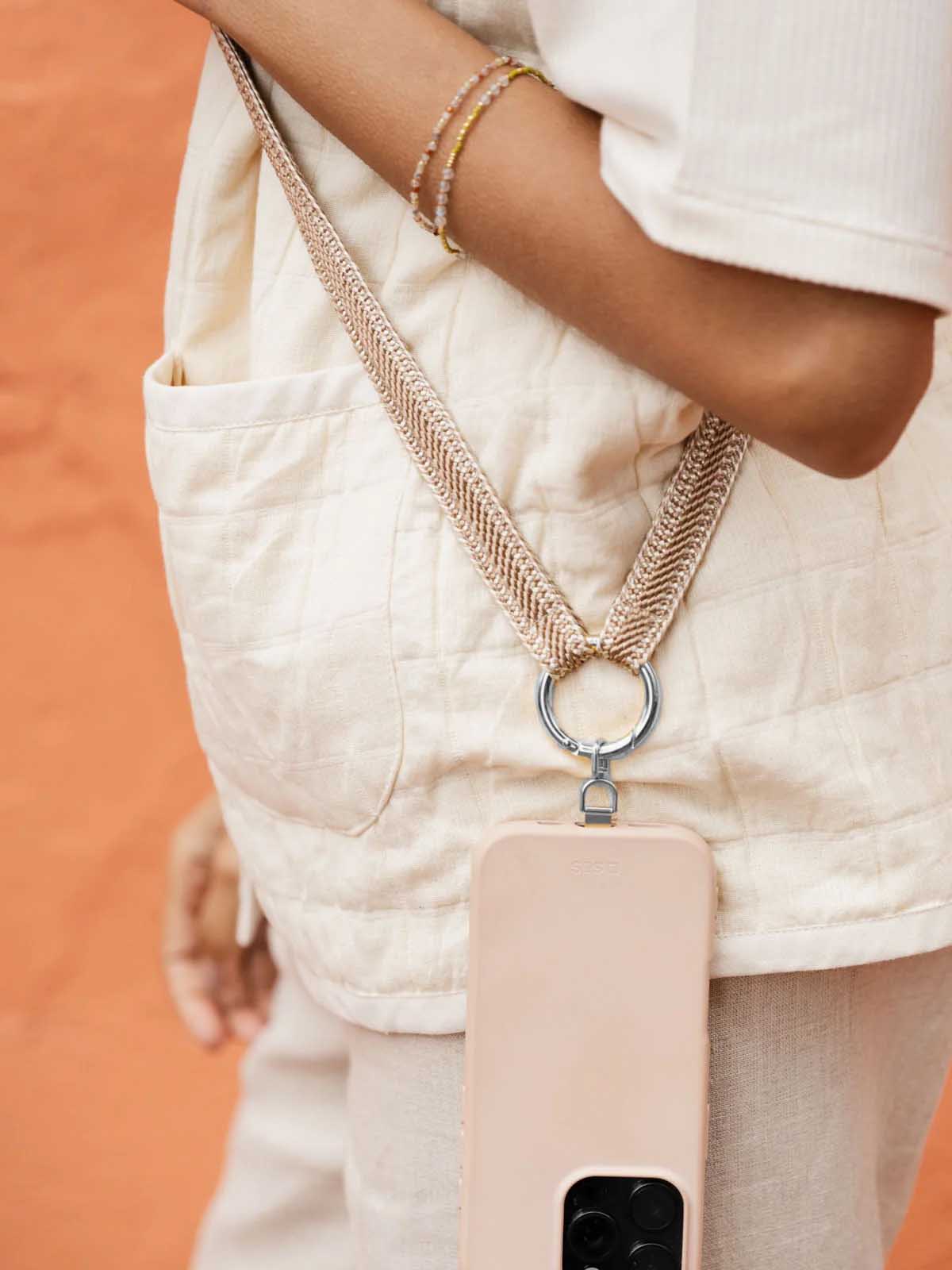 Yoomee Phonechain Zahra Marble Silver