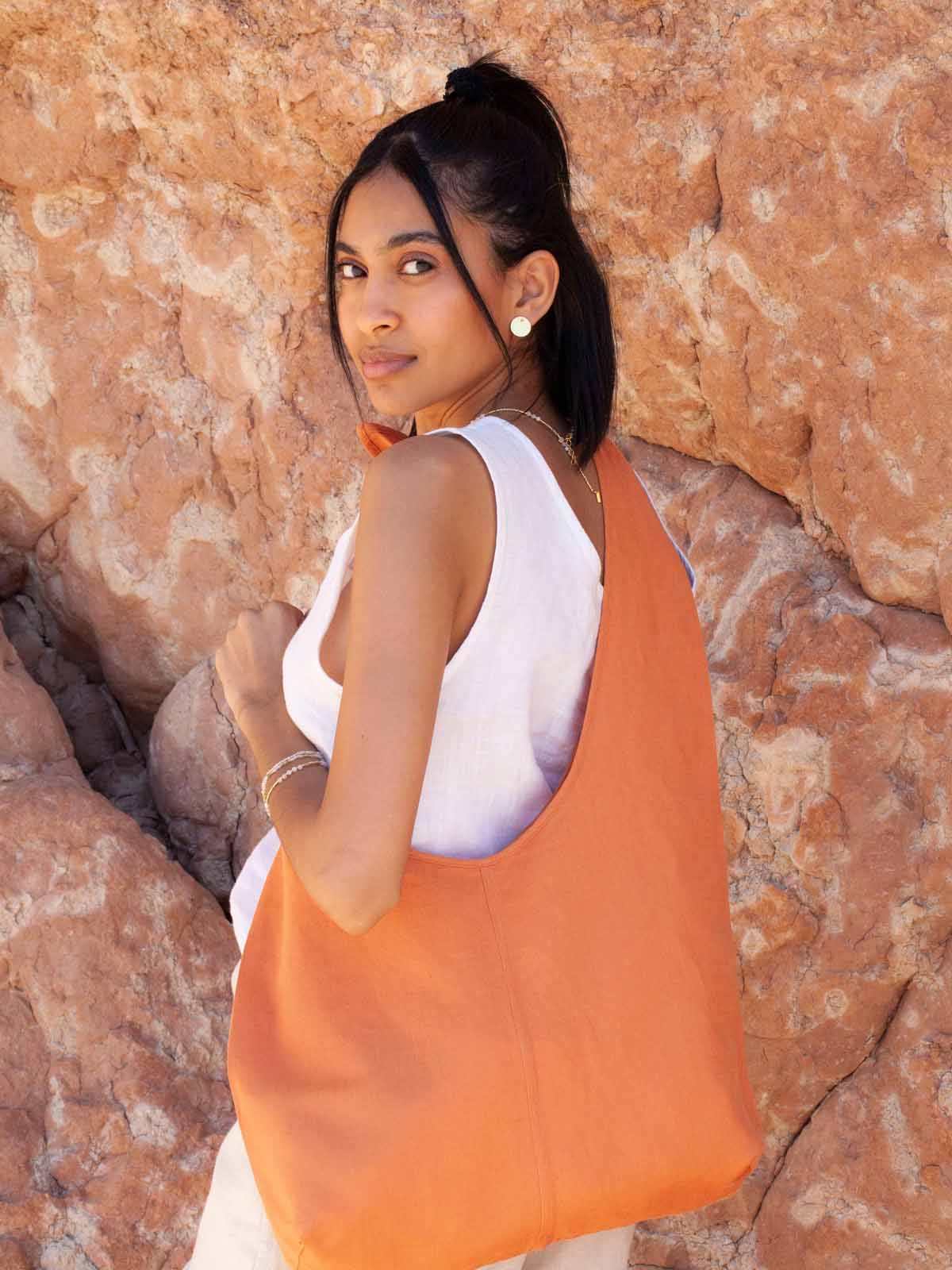 Yoomee Bag Latifa Linen Apricot