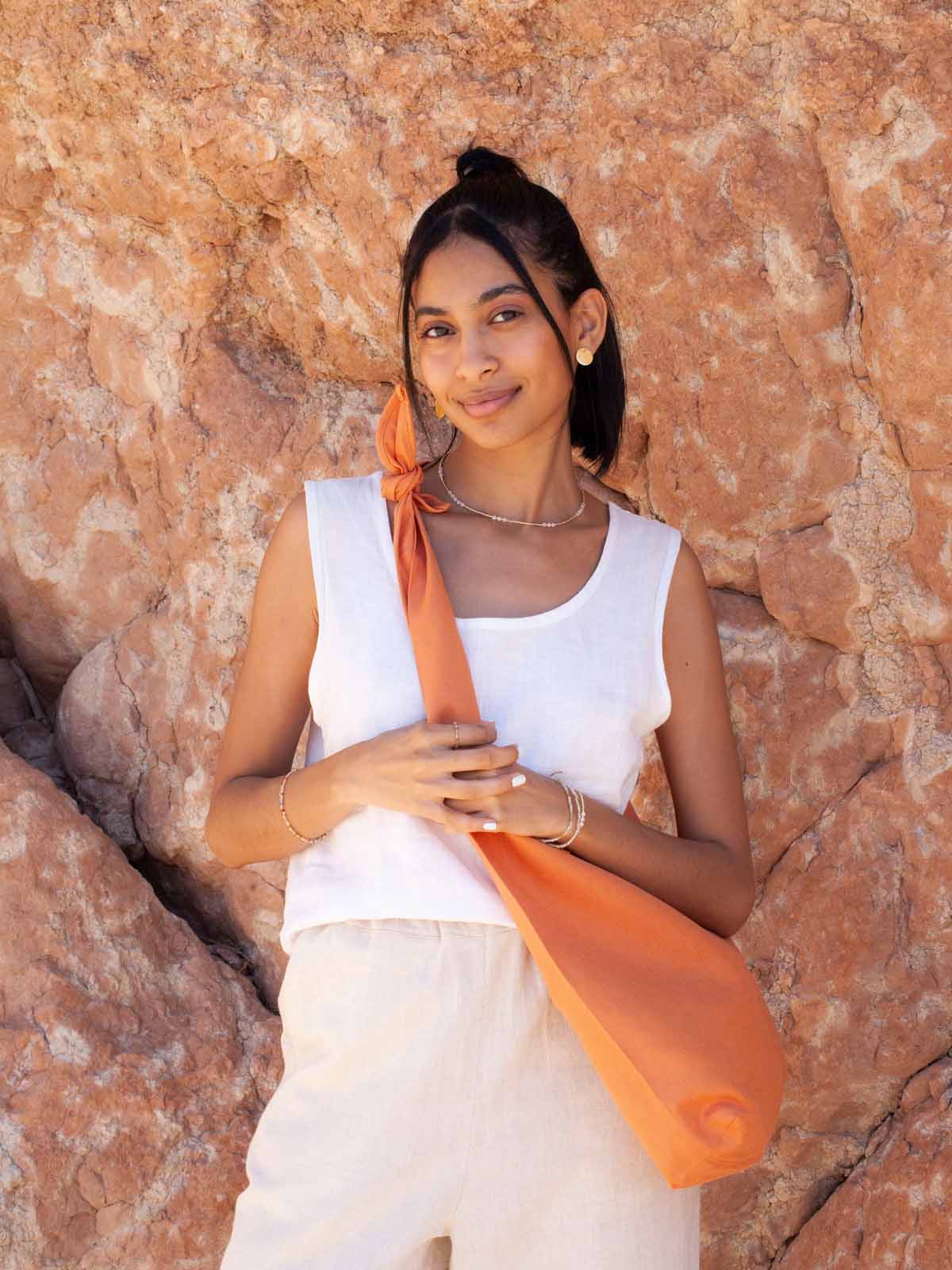 Yoomee Bag Latifa Linen Apricot