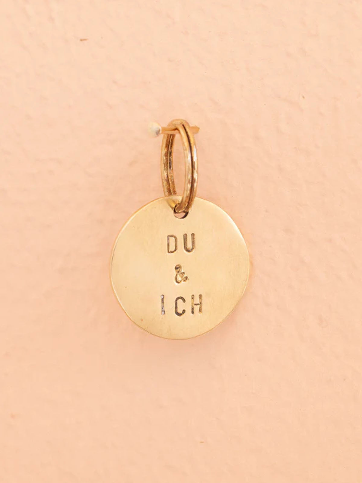 Yoomee Key Tag Mini Du & Ich Gold