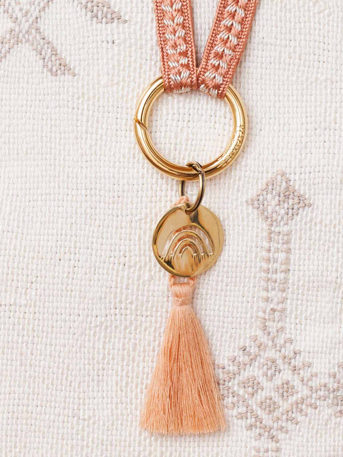 Yoomee Key Tag Mini Rainbow Gold