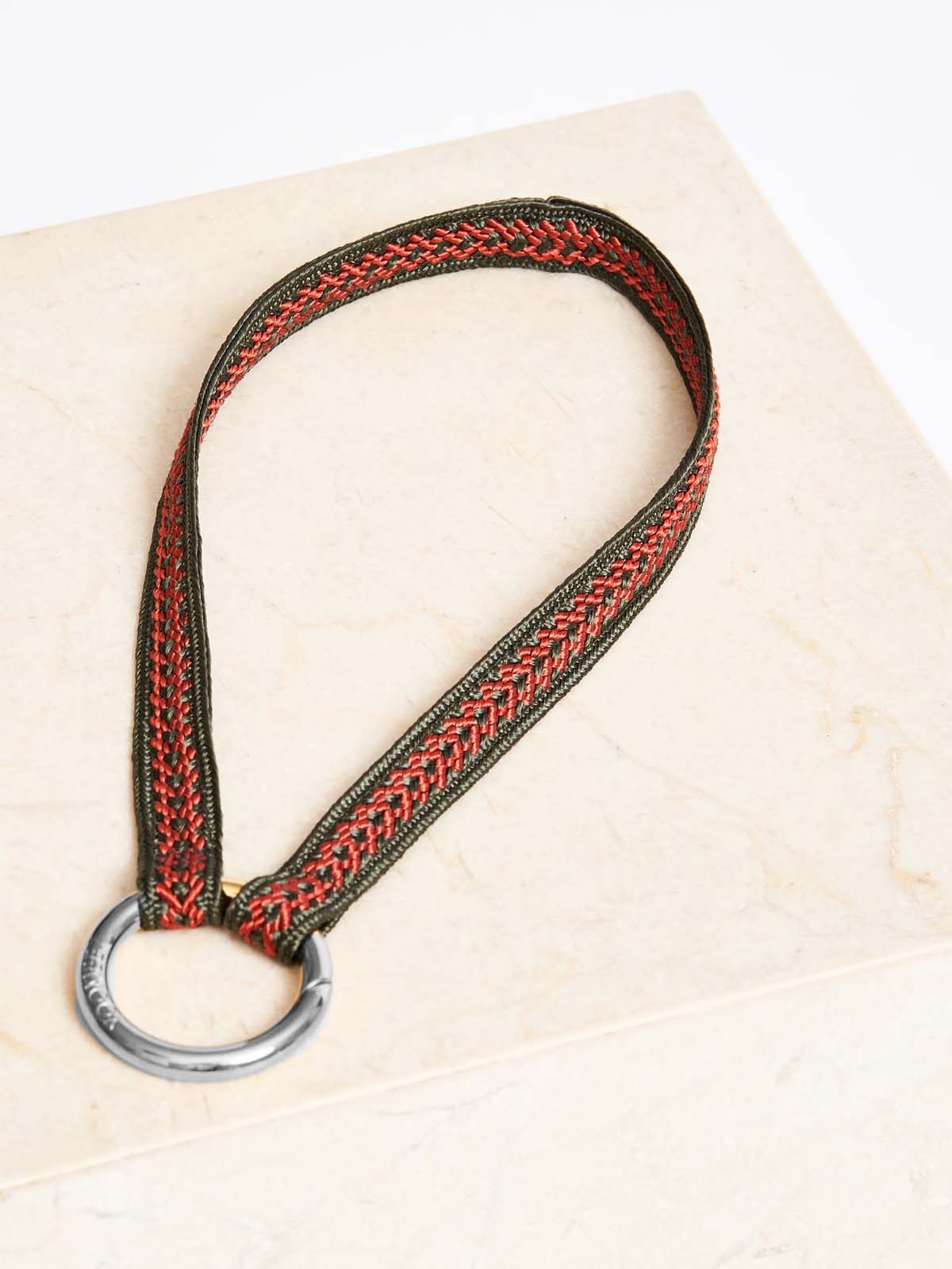 Yoomee Keychain Zahra Mini Autumn Leaf Silver