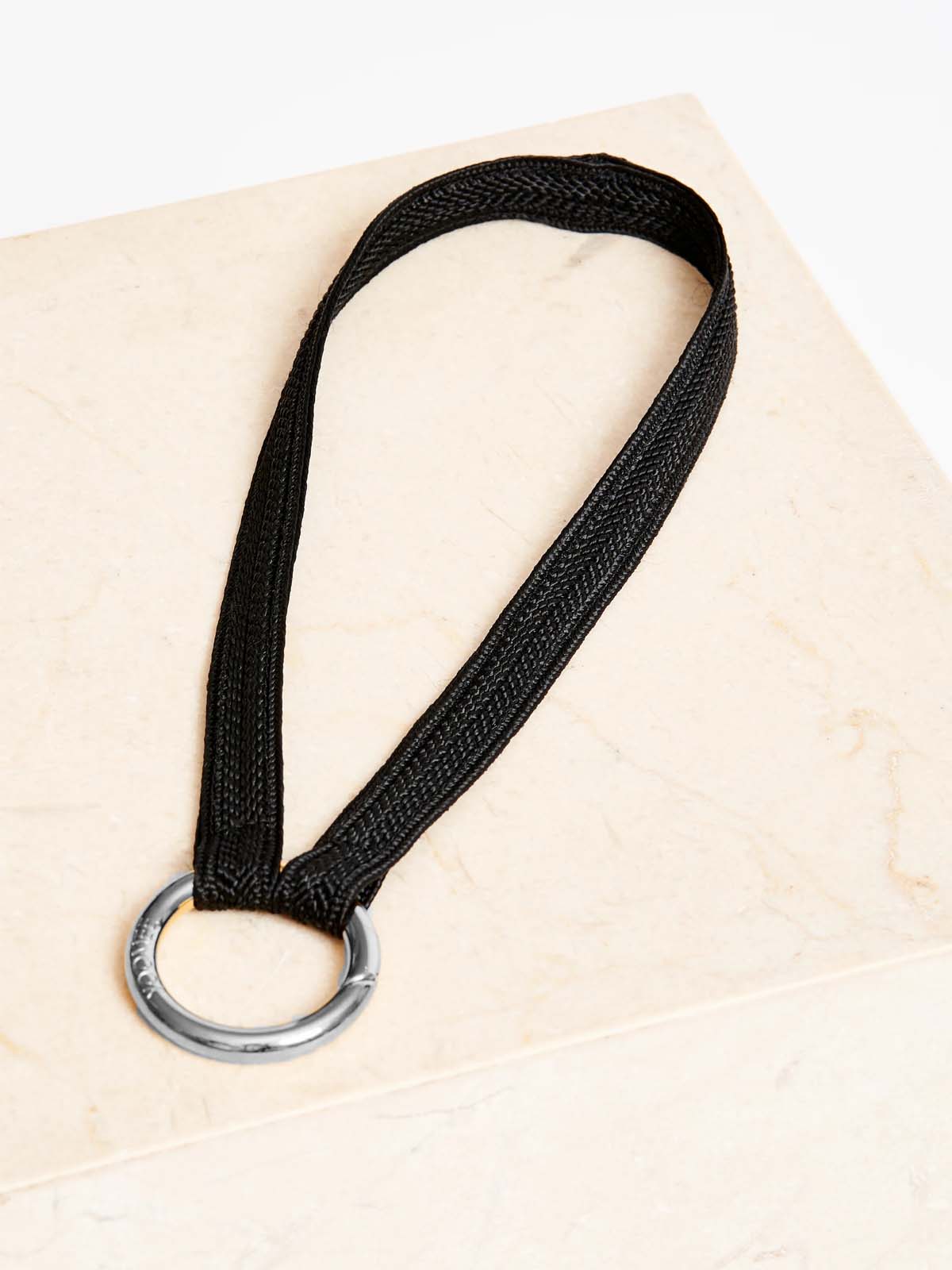 Yoomee Keychain Zahra Mini Lava Silver Thick