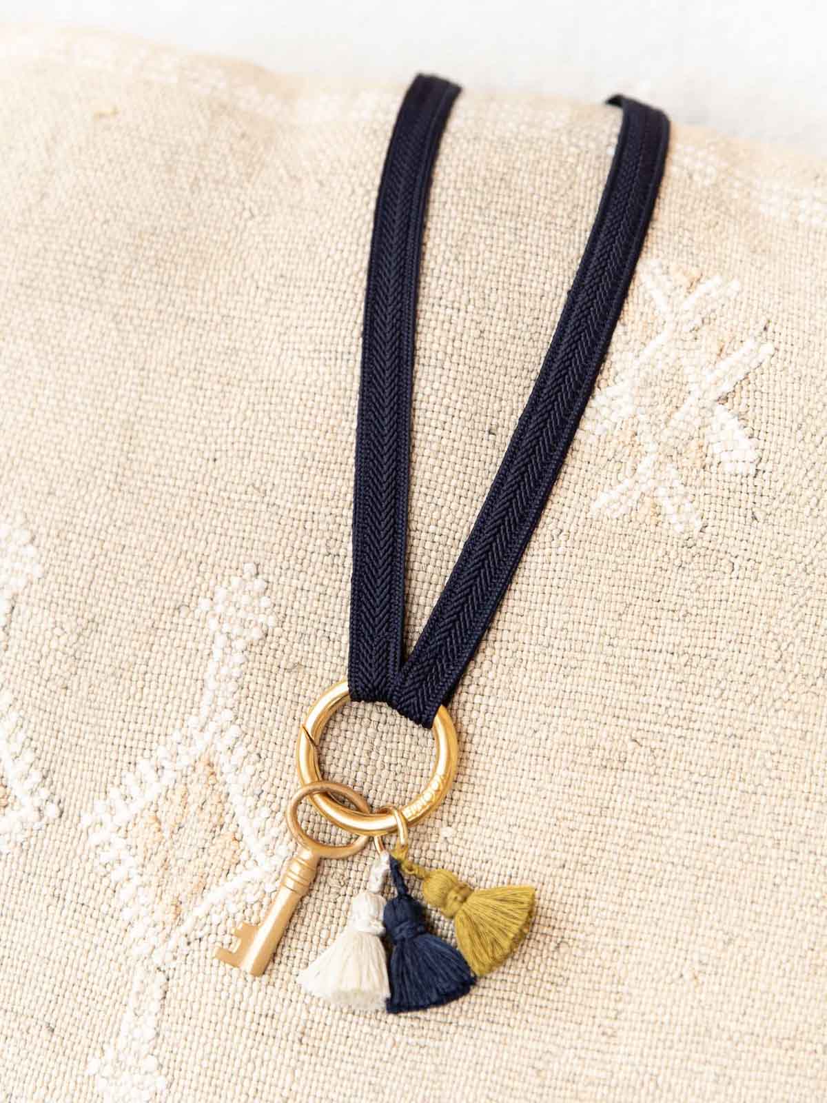 Yoomee Keychain Zahra Marine Gold Thick