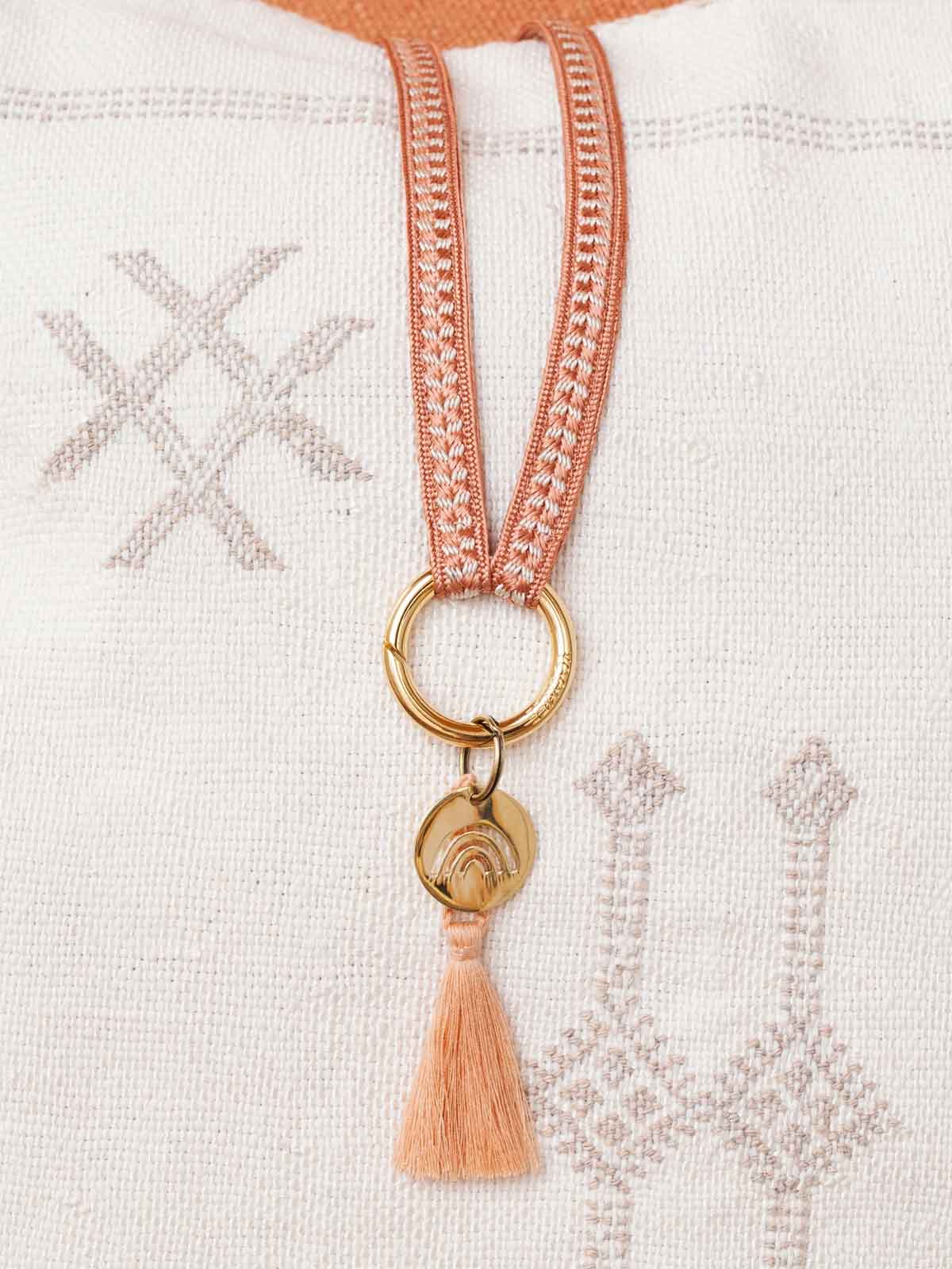 Yoomee Keychain Zahra Marrakech Rose Gold Thick