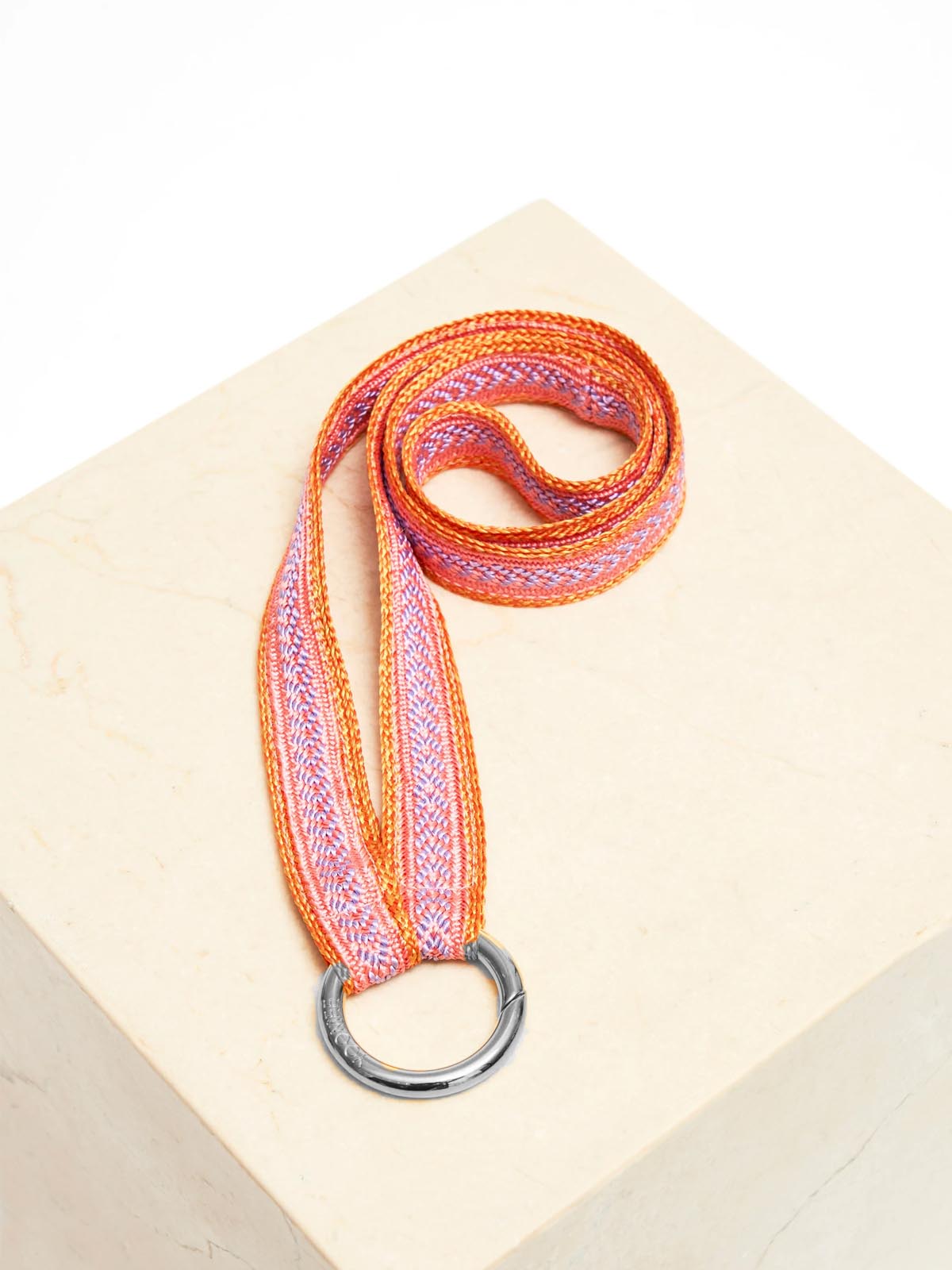 Yoomee Keychain Zahra Rainbow Silver Thick