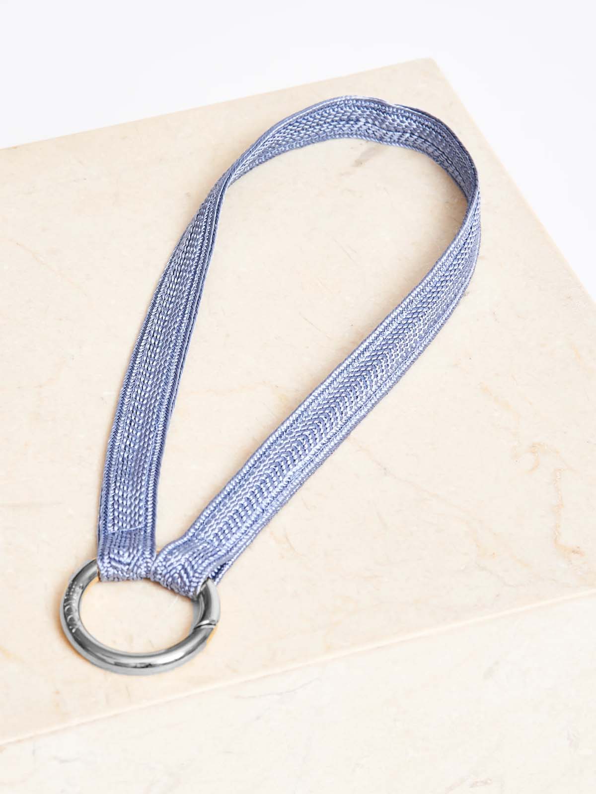 Yoomee Keychain Zahra Sky Blue Mini Silver Thick