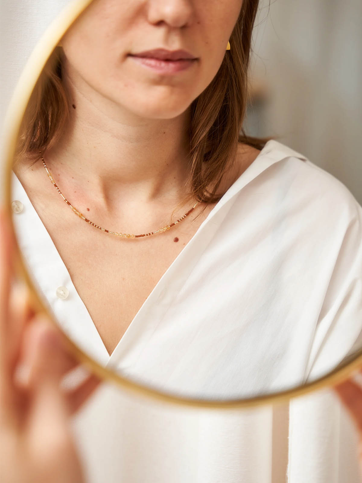 Yoomee Necklace Dina Citrin Amber