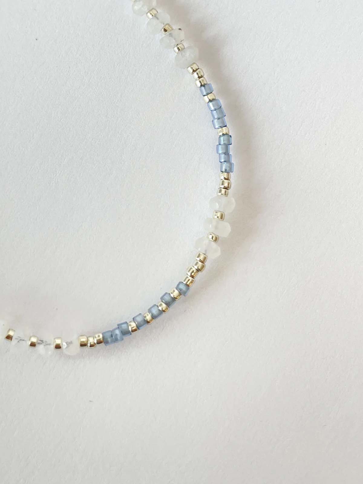 Yoomee Necklace Dina Moonstone Skyblue