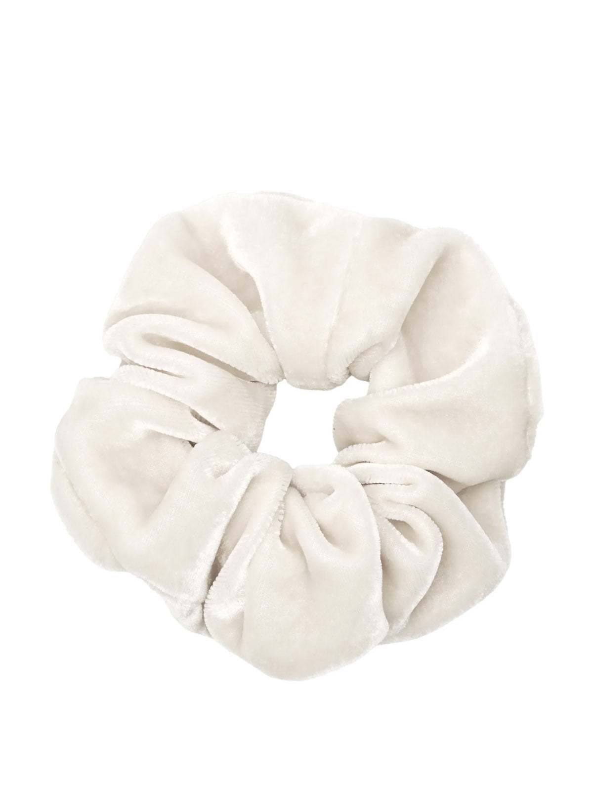 Yoomee Scrunchie Medina Velvet Velvet Silk White