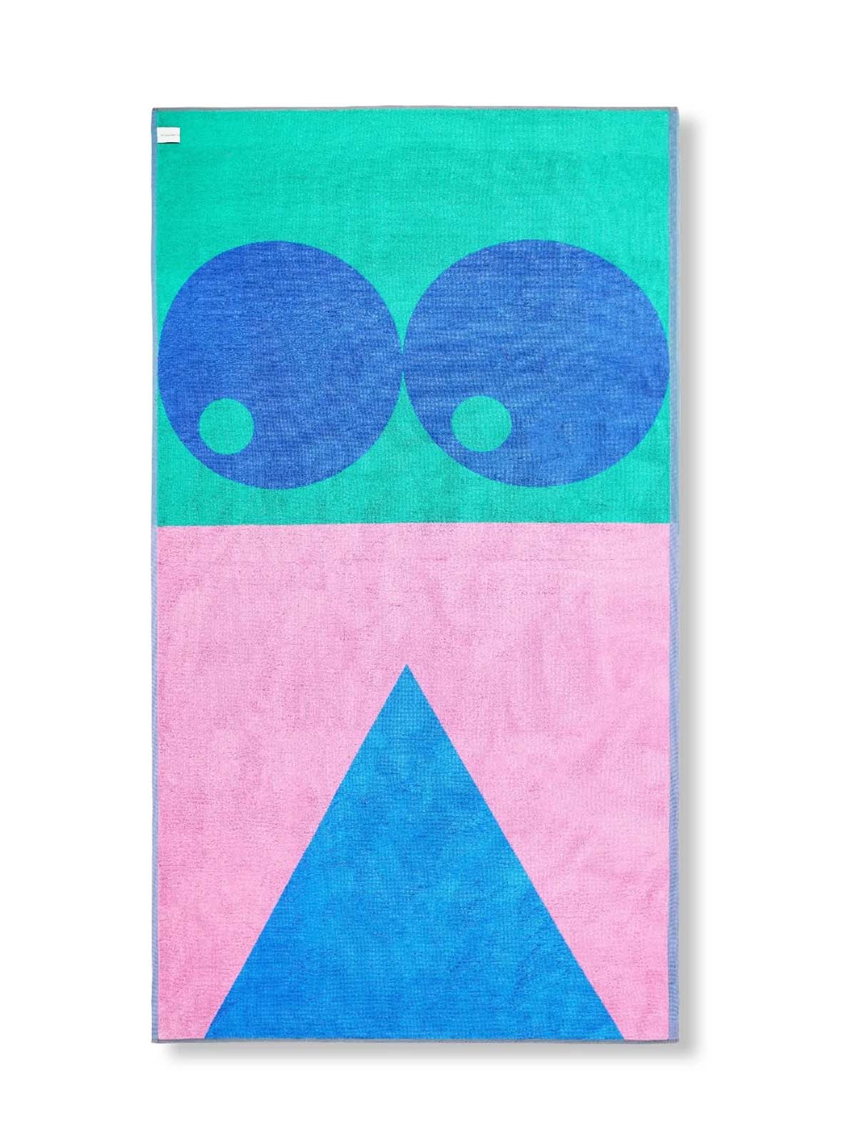 ZigZagZurich  Beach Towel “You See What You See” by Dario Cortese - XL 100% Cotton