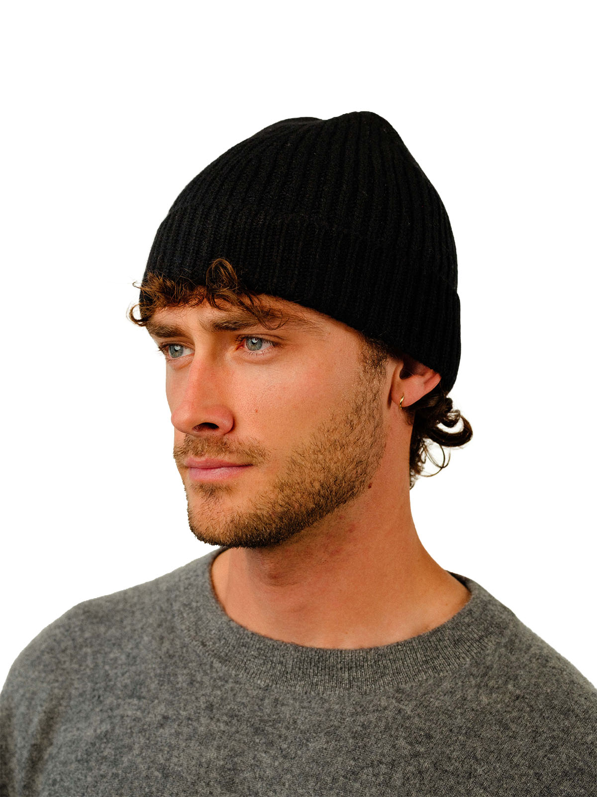Visitor Clothing Kyma Cashmere Beanie Black