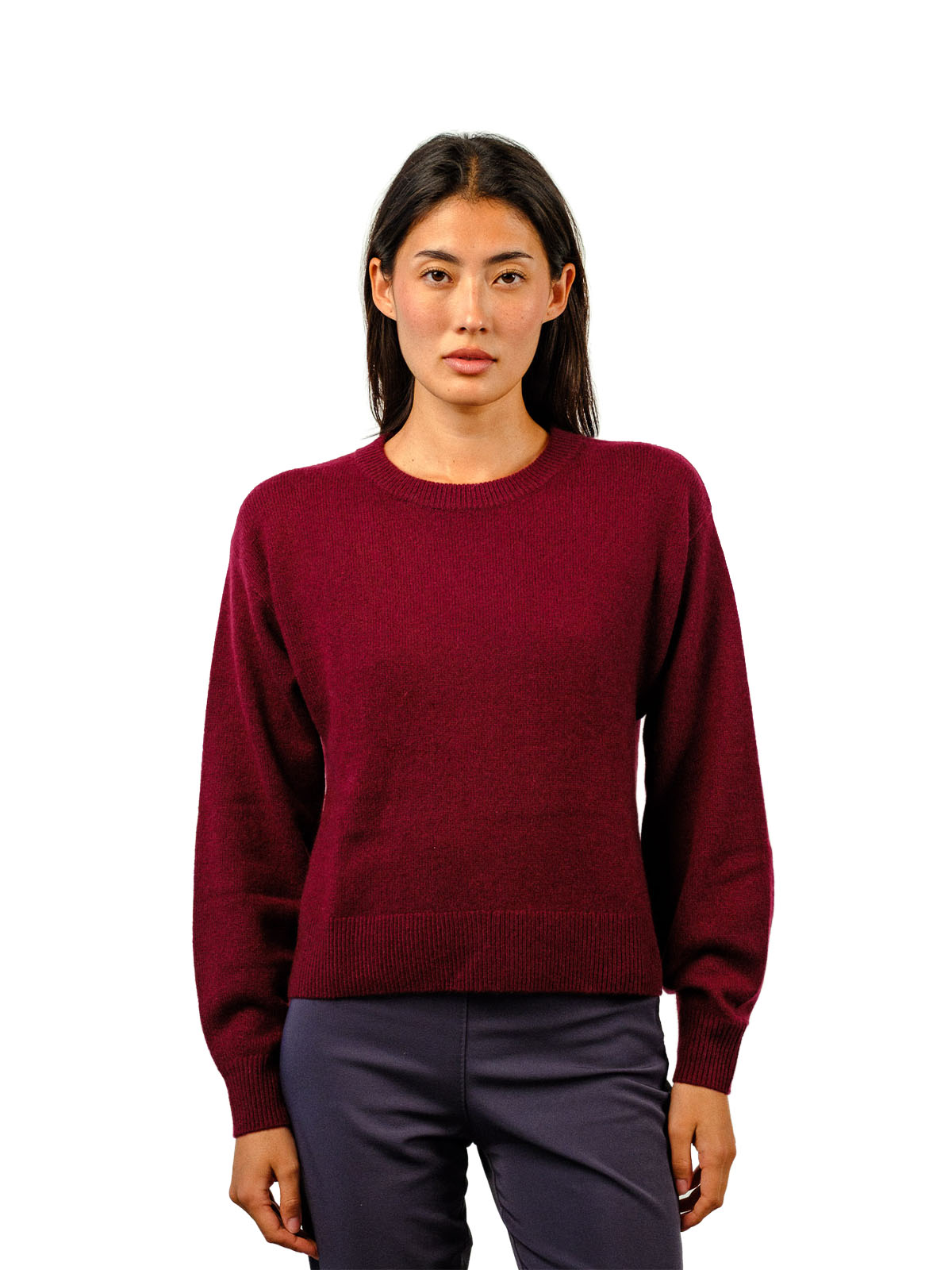 Visitor Clothing Women's Nereia Cashmere Sweater Claret