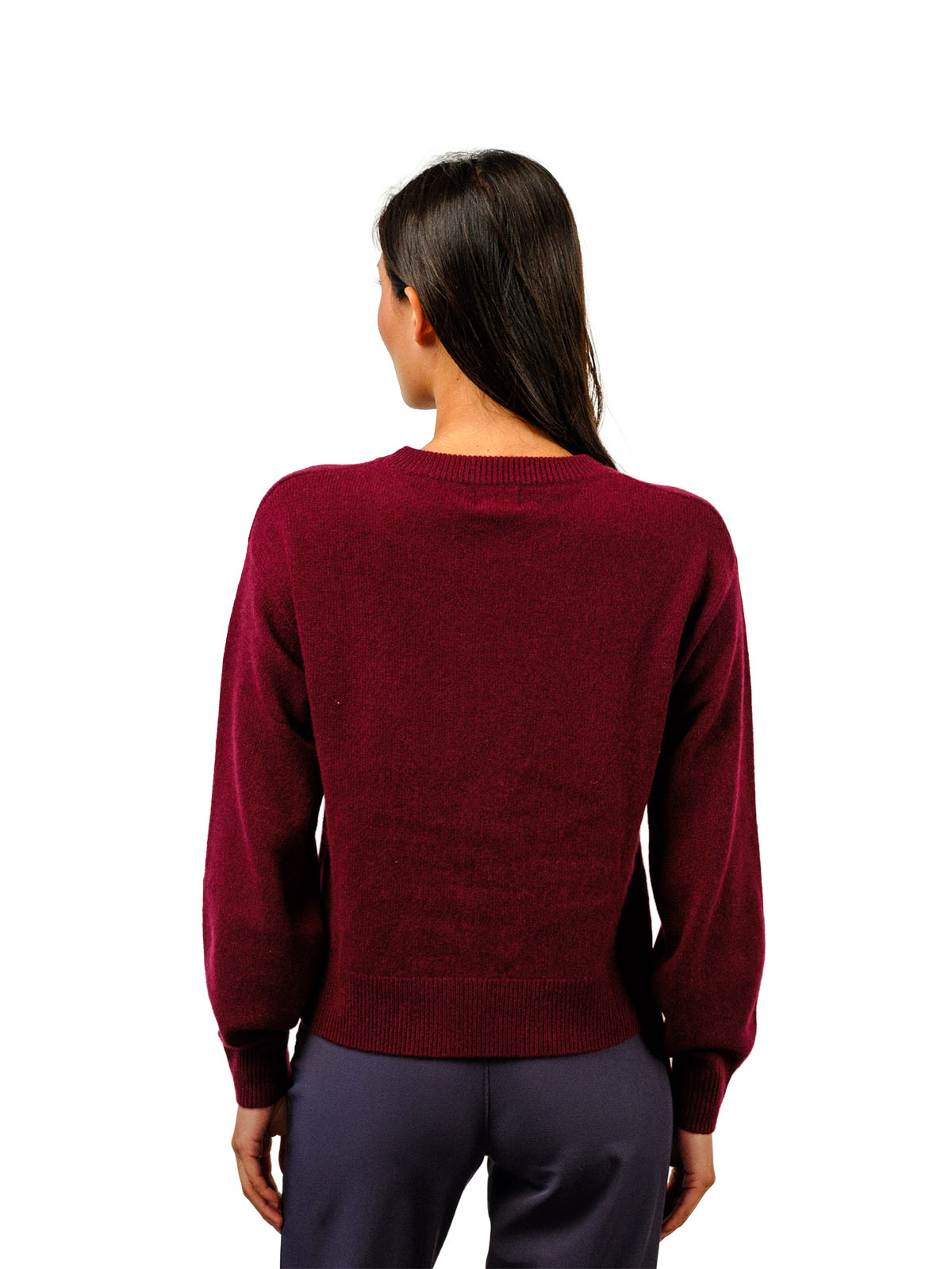 Visitor Clothing Women's Nereia Cashmere Sweater Claret