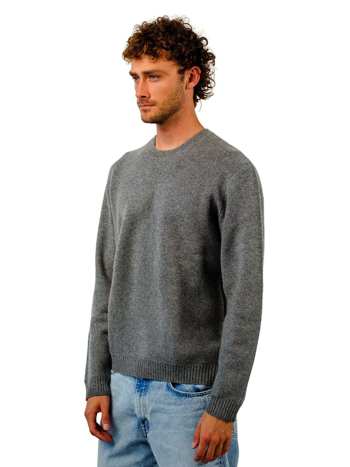 Visitor Clothing Men's Nereus Cashmere Sweater Granit
