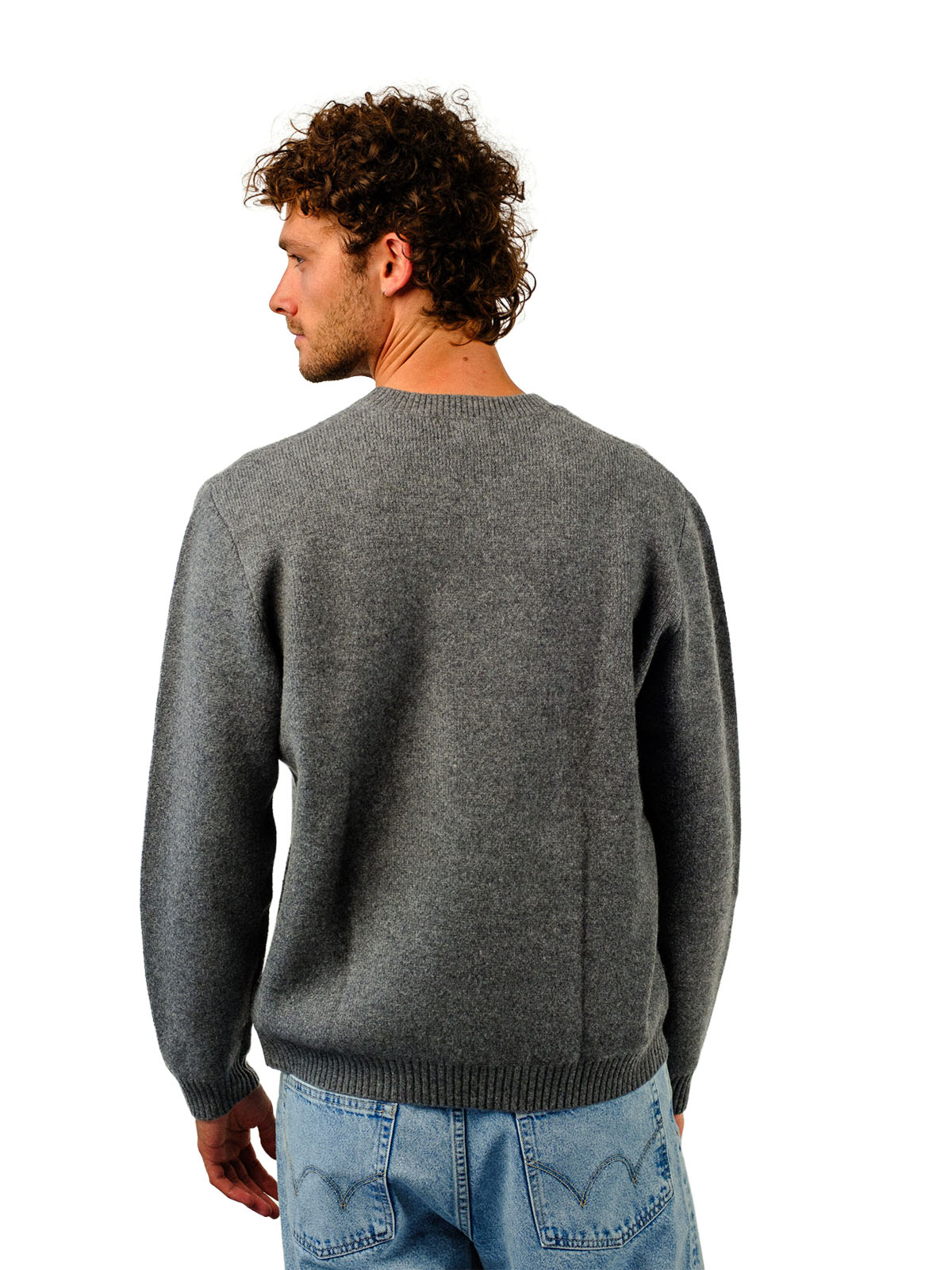 Visitor Clothing Men's Nereus Cashmere Sweater Granit
