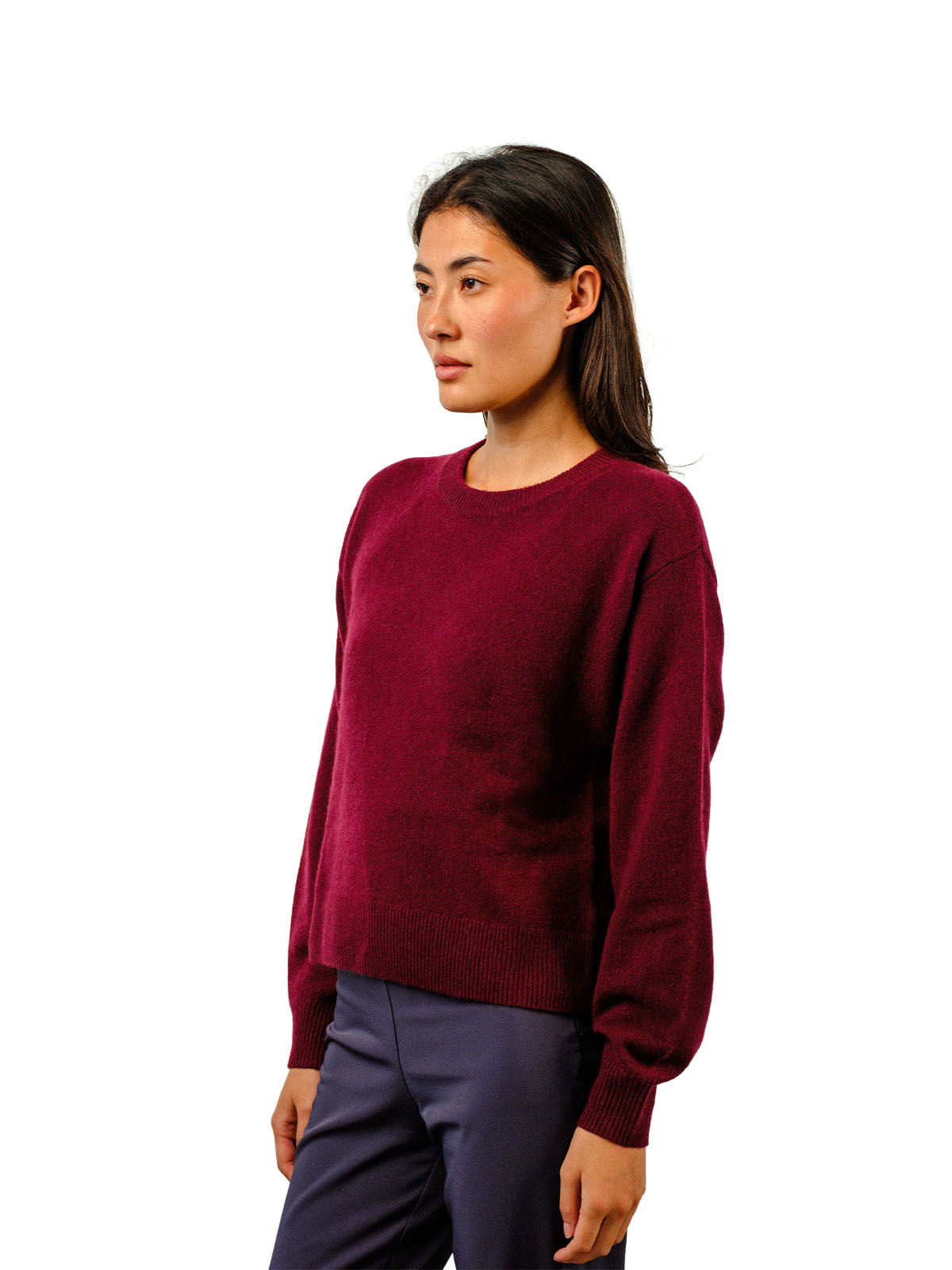 Visitor Clothing Women's Nereia Cashmere Sweater Claret