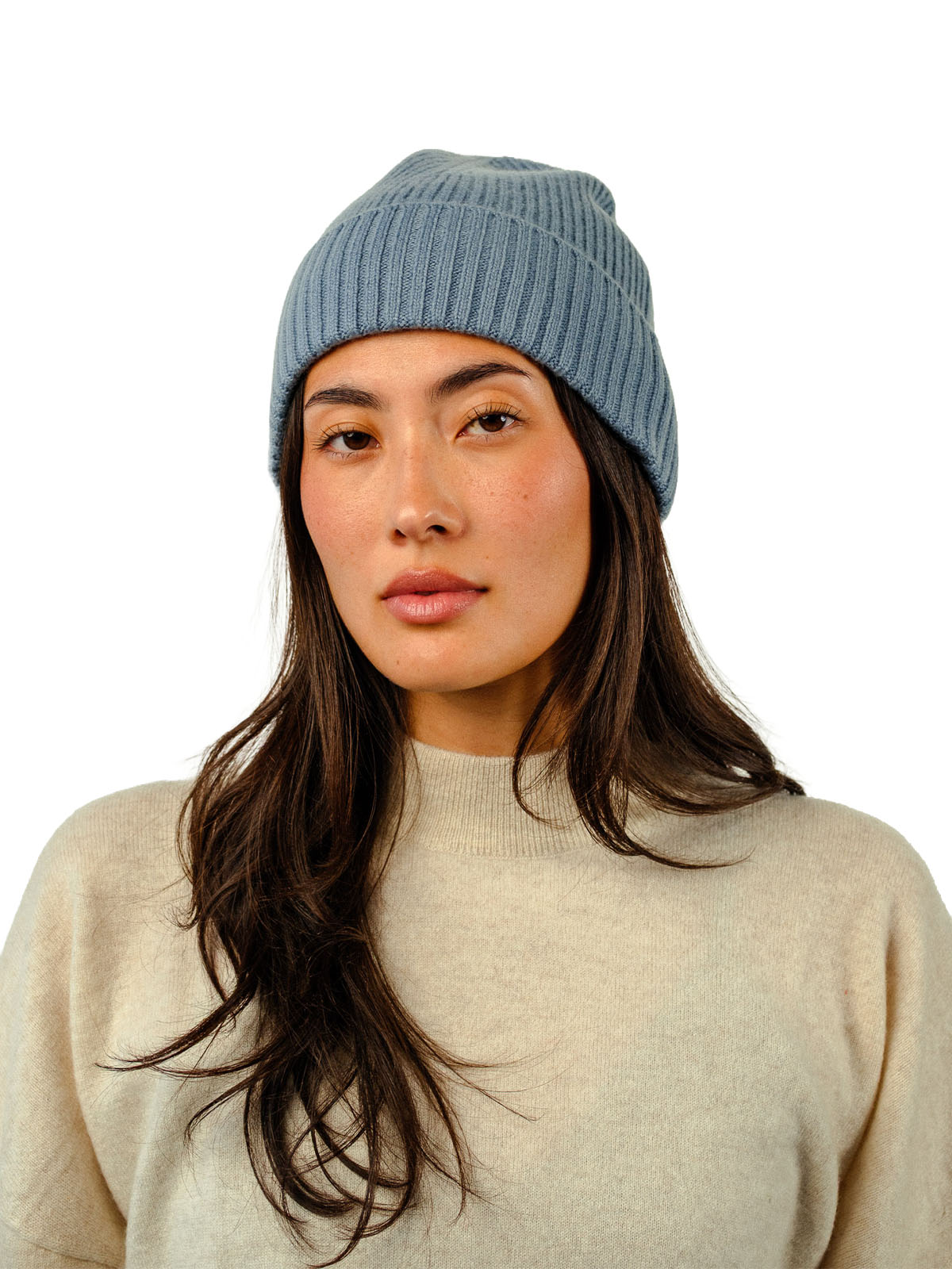 Visitor Clothing Nerine Cashmere Beanie Battleship