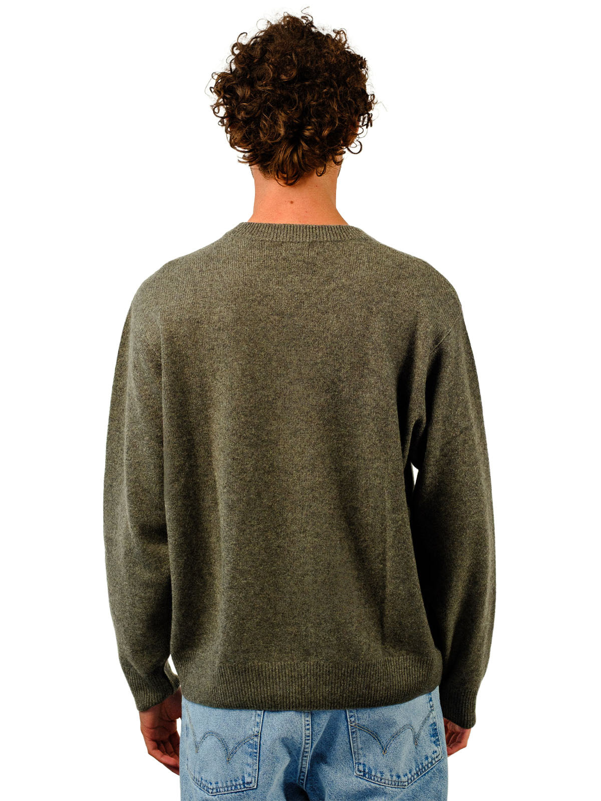 Visitor Clothing Men's Pelagos Cashmere Sweater Green