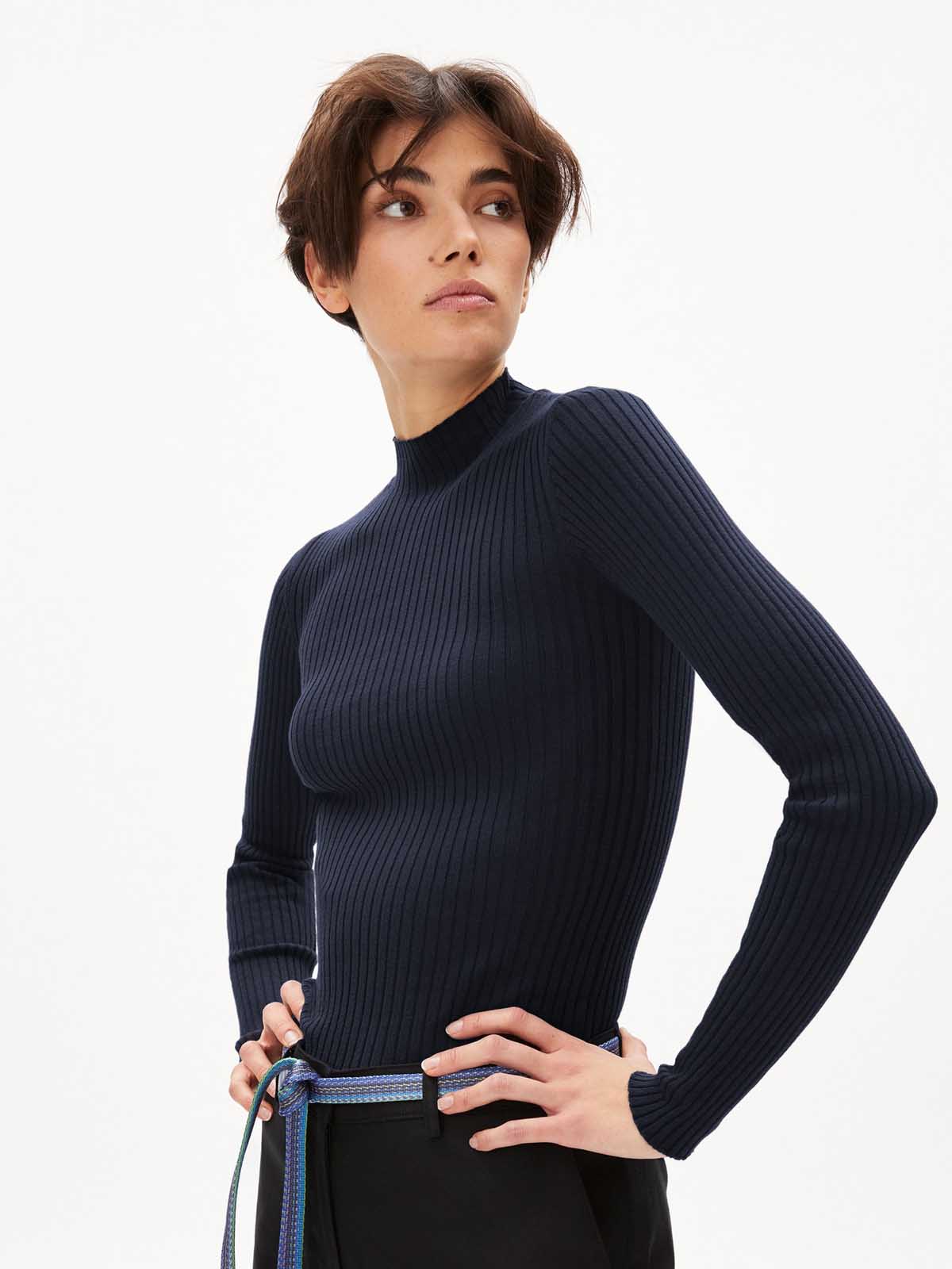 Armedangels Alaani Pullover Organic Night Sky