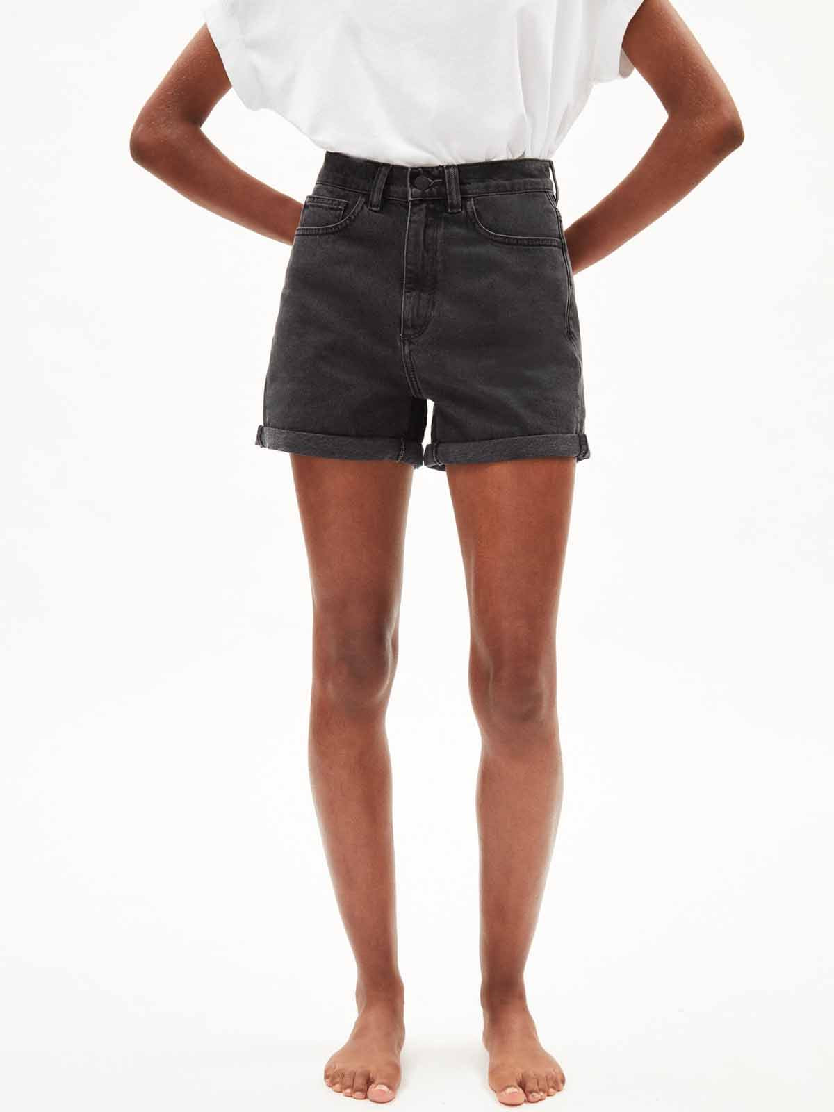 Armedangels Denim Short Sviaa Ebony Black