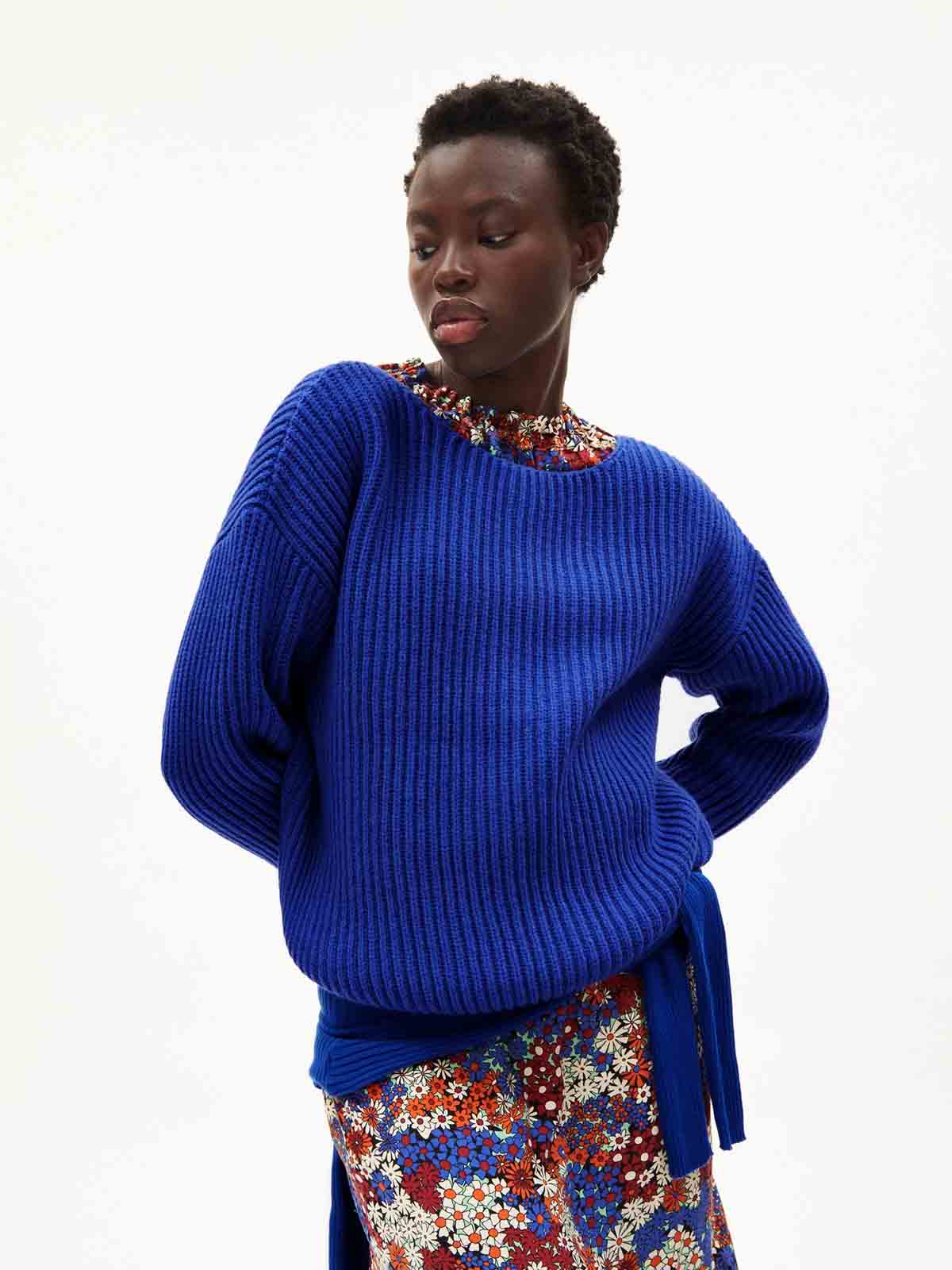 Armedangels Pullover Saadi Solid Dynamo Blue