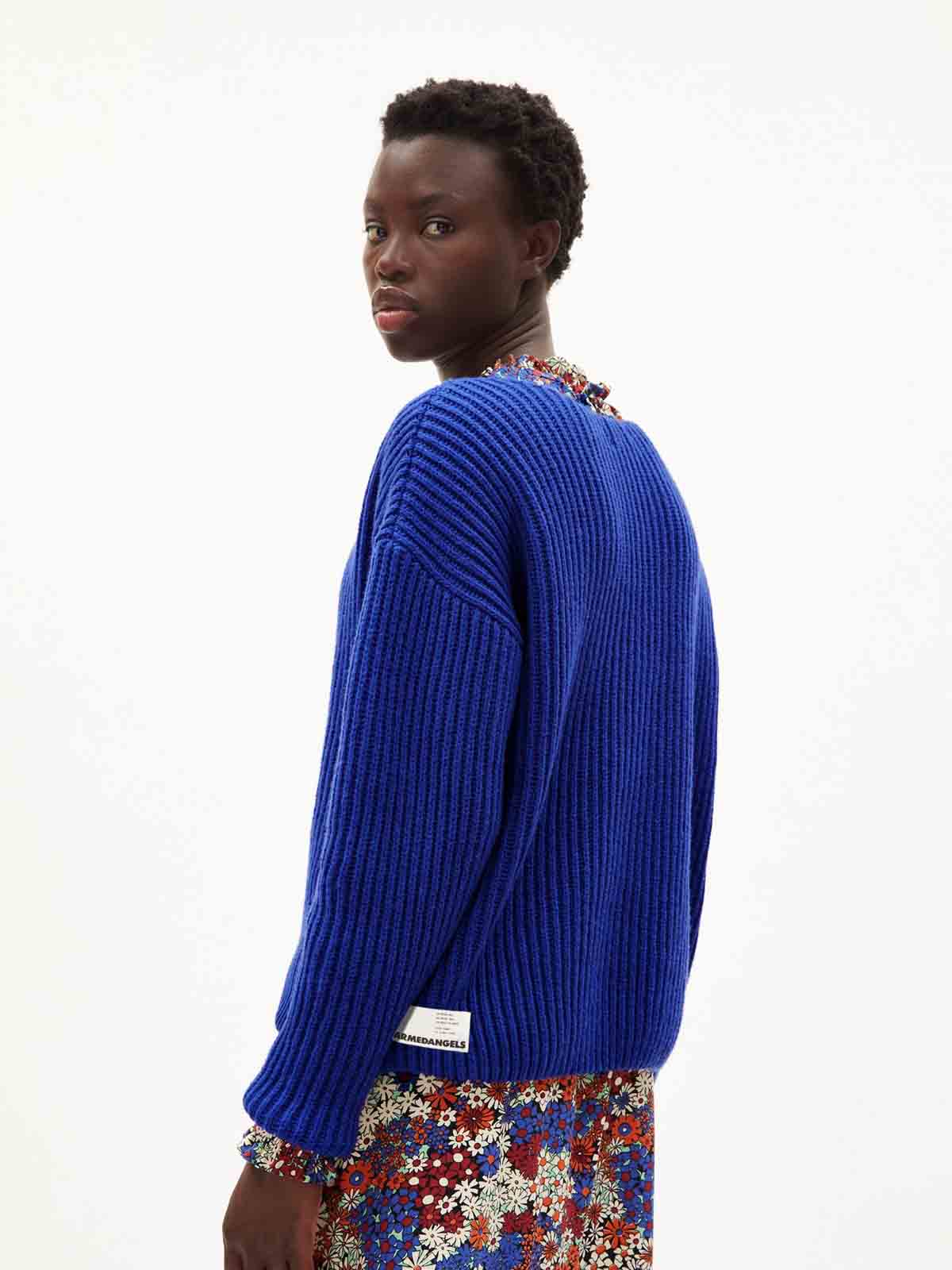 Armedangels Pullover Saadi Solid Dynamo Blue