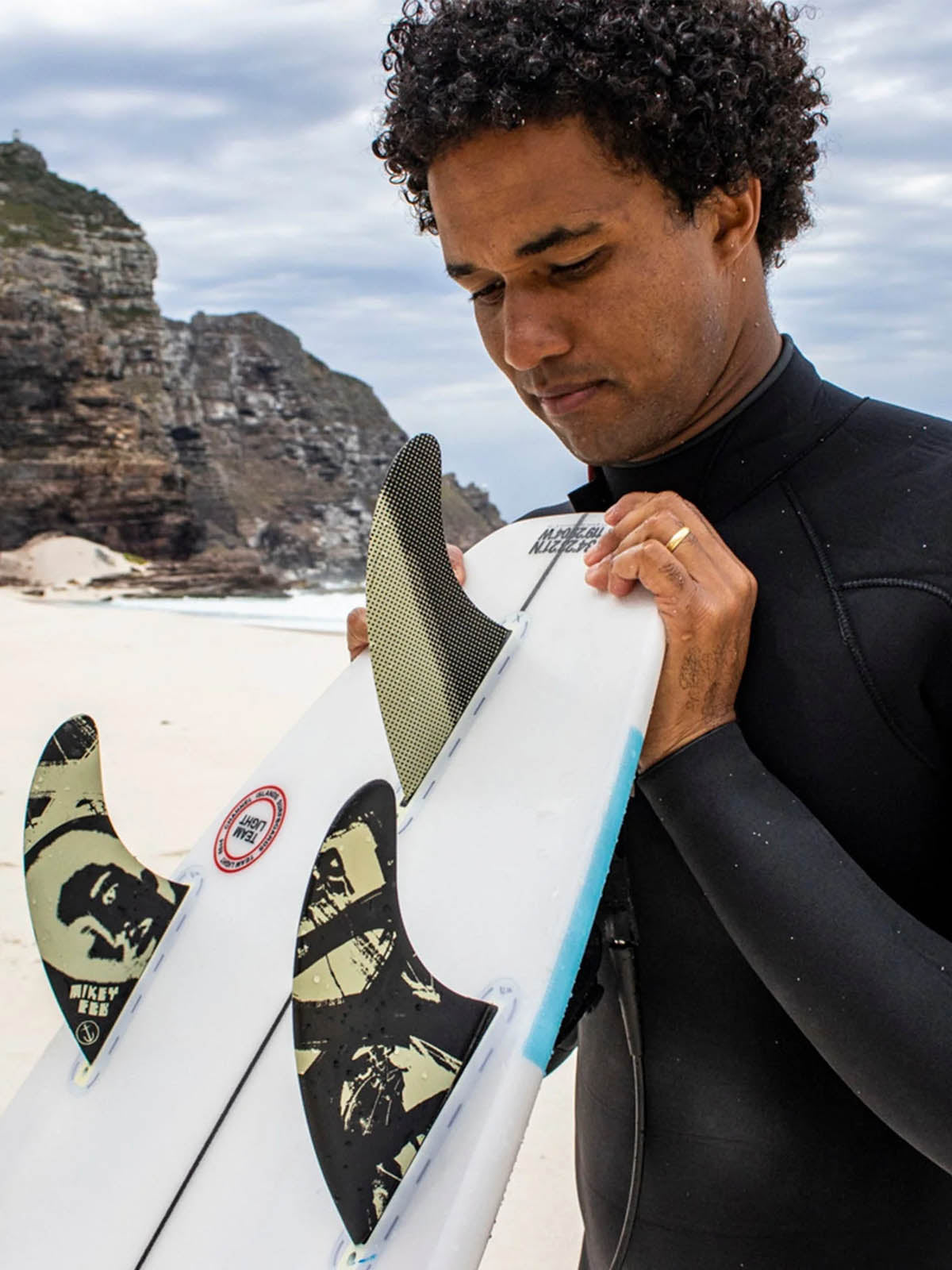 Captain Fin Mikey February Futures Thruster Black Medium