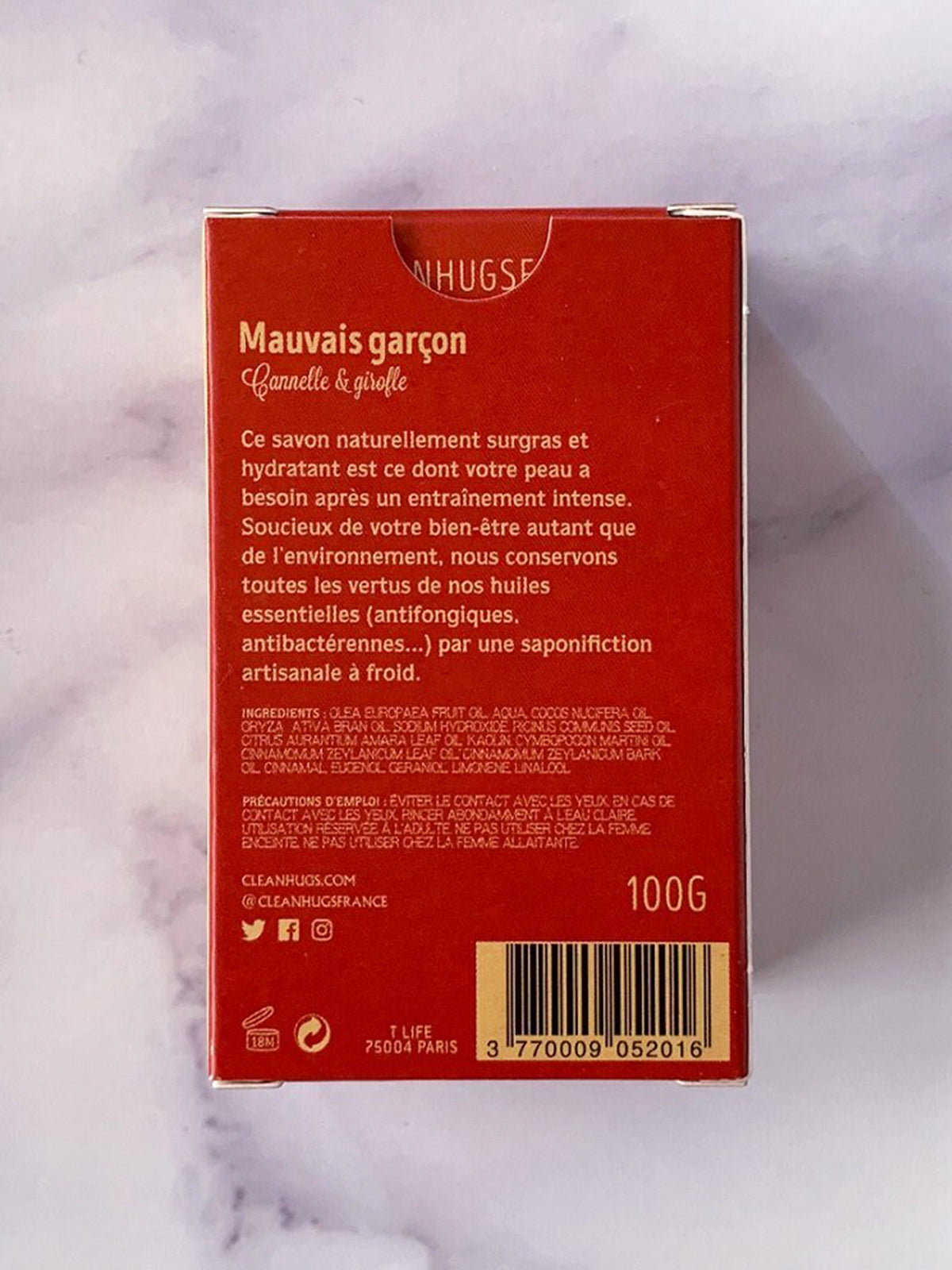 Clean Hugs Soap Mauvais Garcon