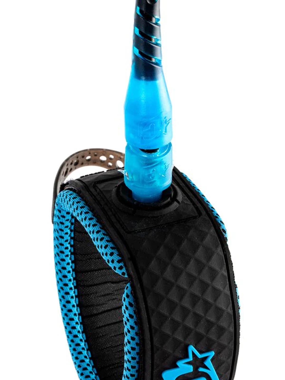 Creatures Of Leisure Leash Reliance Lite 5 x 3/16" Cyan Speckle Black