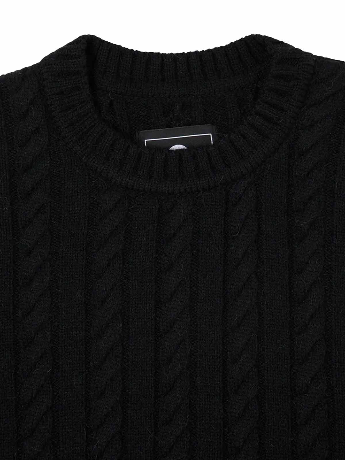 Edwin Twisted Crew Neck Black