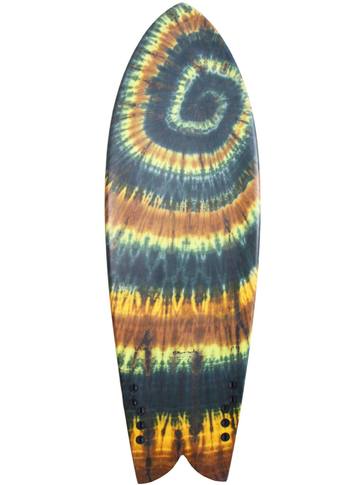 Elleciel Surfboards Fish 5'7 Green Batik Sarong