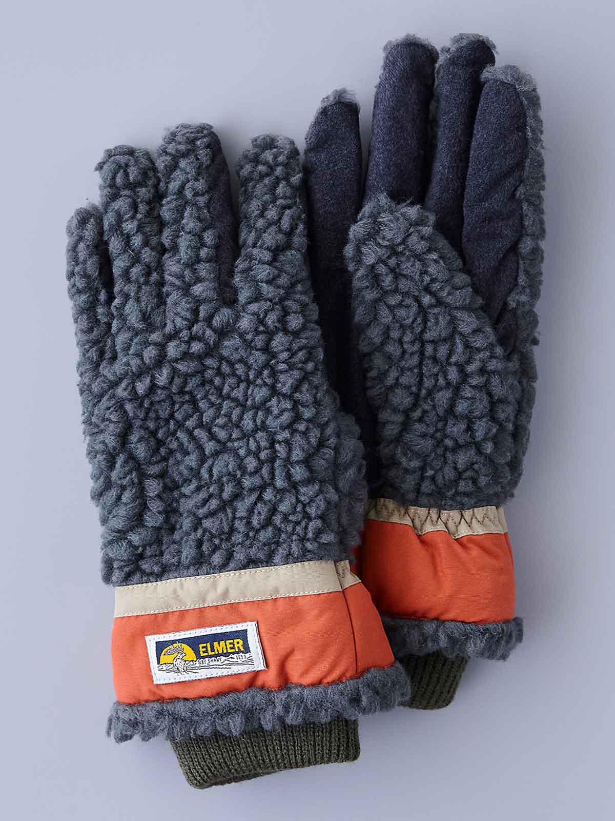 Elmer Wool Pile 5 Fingers Gloves / Conductive Khaki